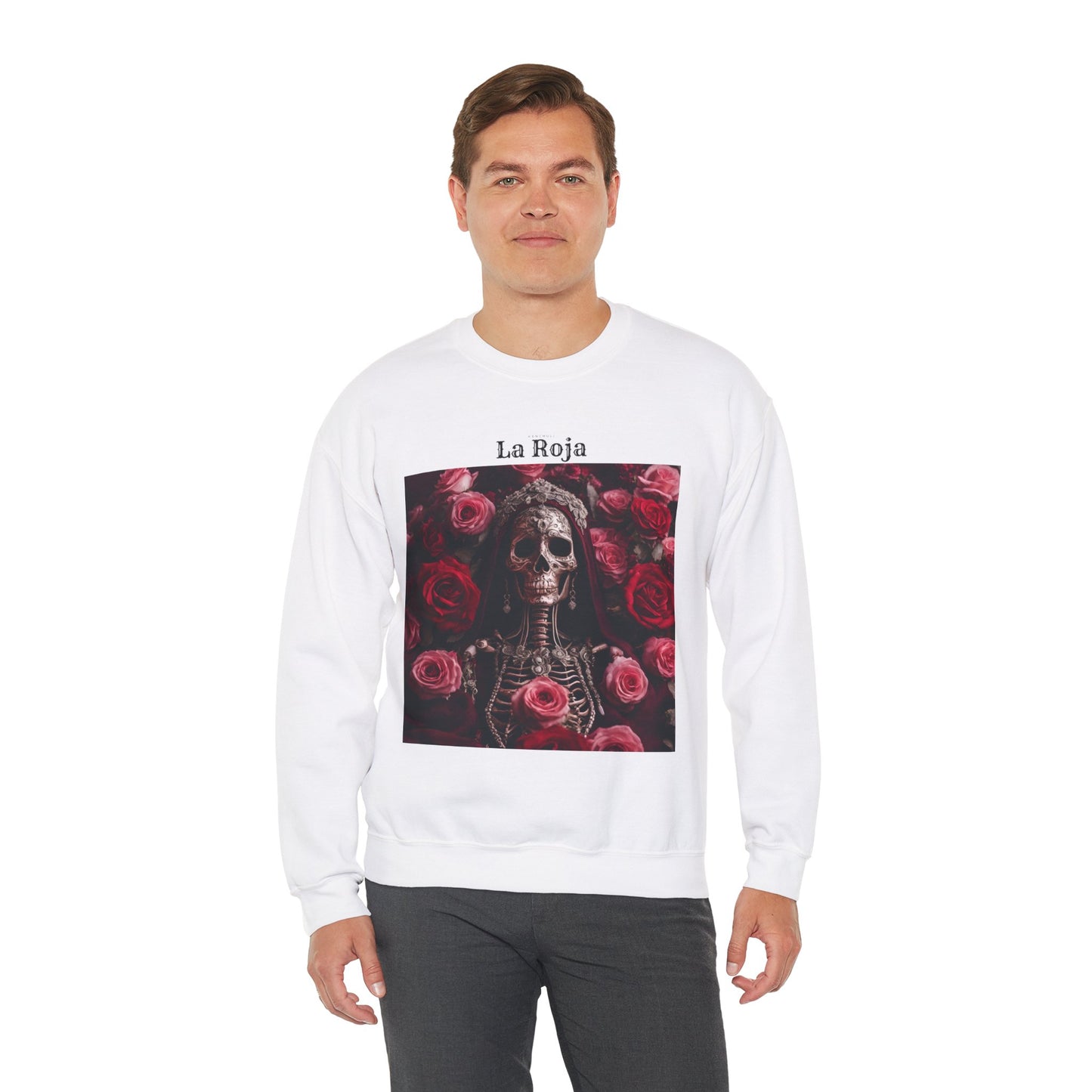 Santa Muerte Roja Crewneck Sweatshirt