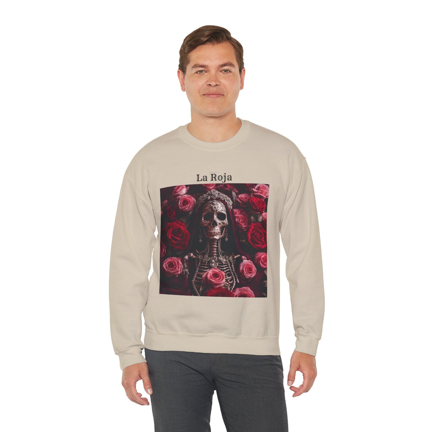 Santa Muerte Roja Crewneck Sweatshirt