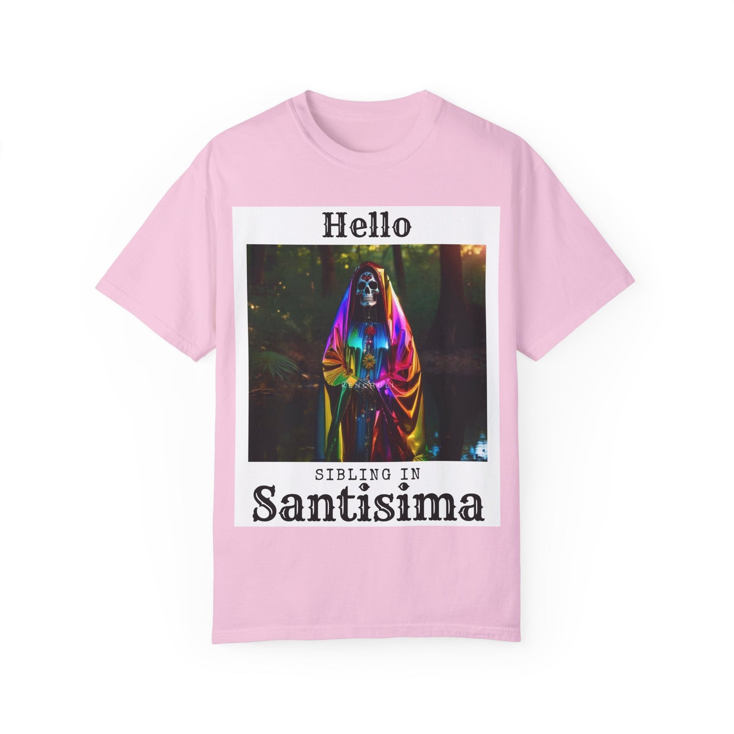 Santa Muerte Sibling in Santisima T-Shirt