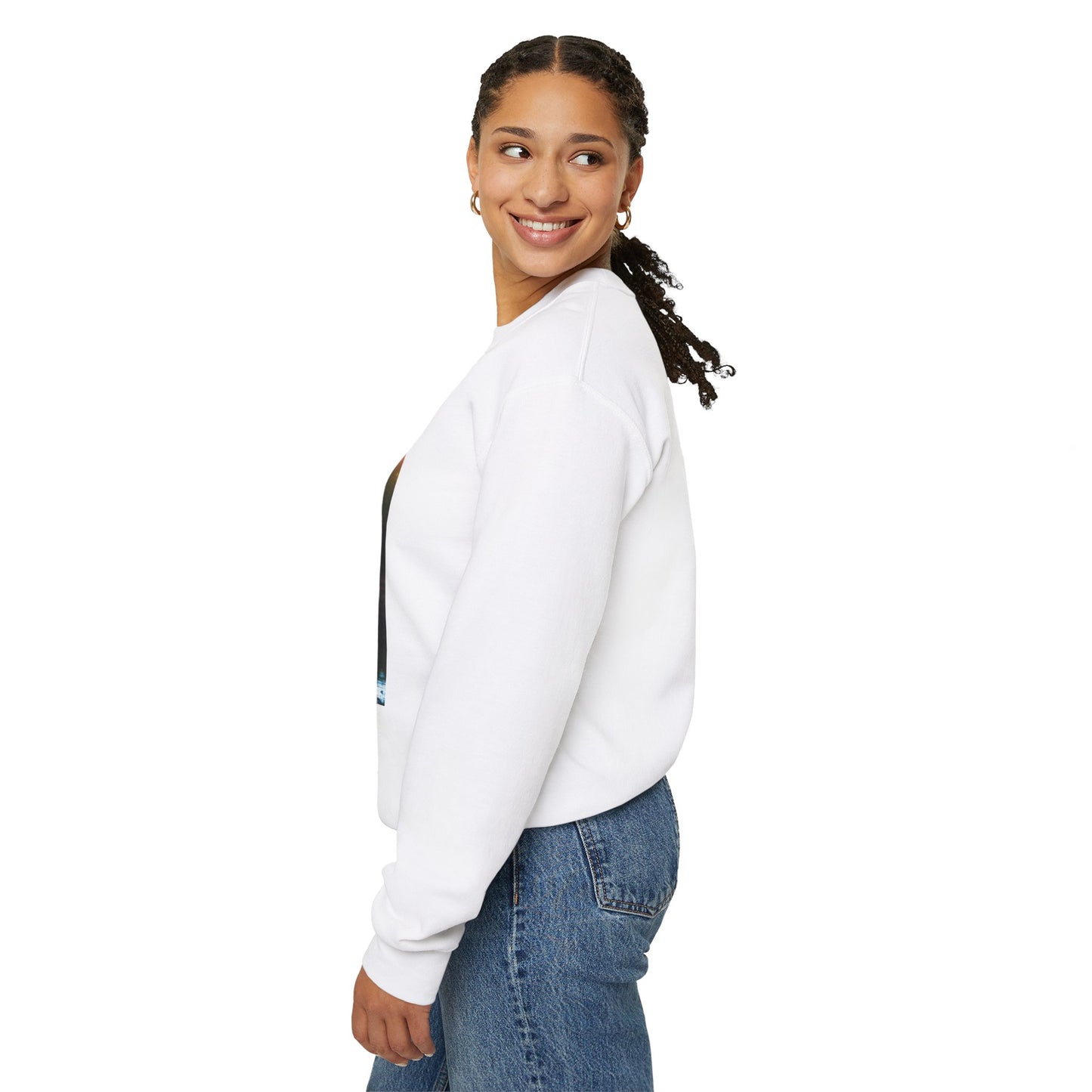"Hello Sibling in Santisima" Crewneck Sweatshirt