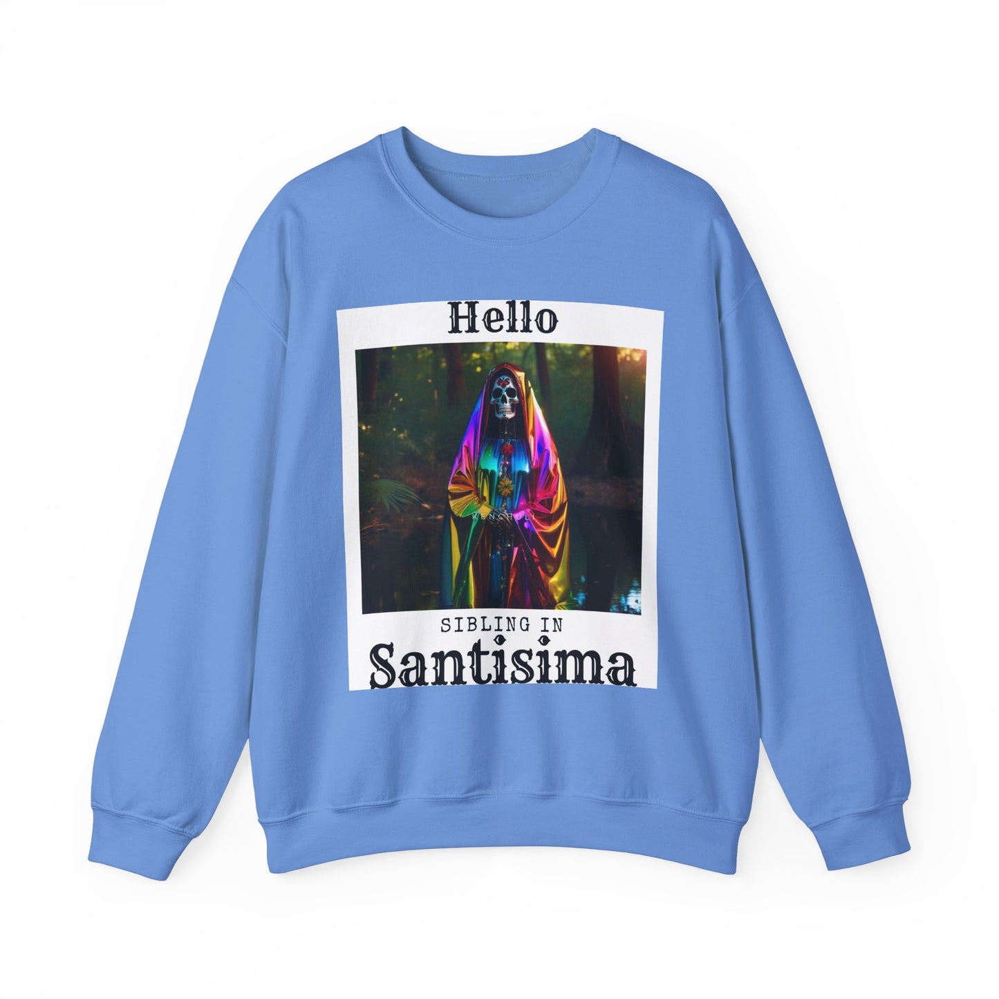 "Hello Sibling in Santisima" Crewneck Sweatshirt