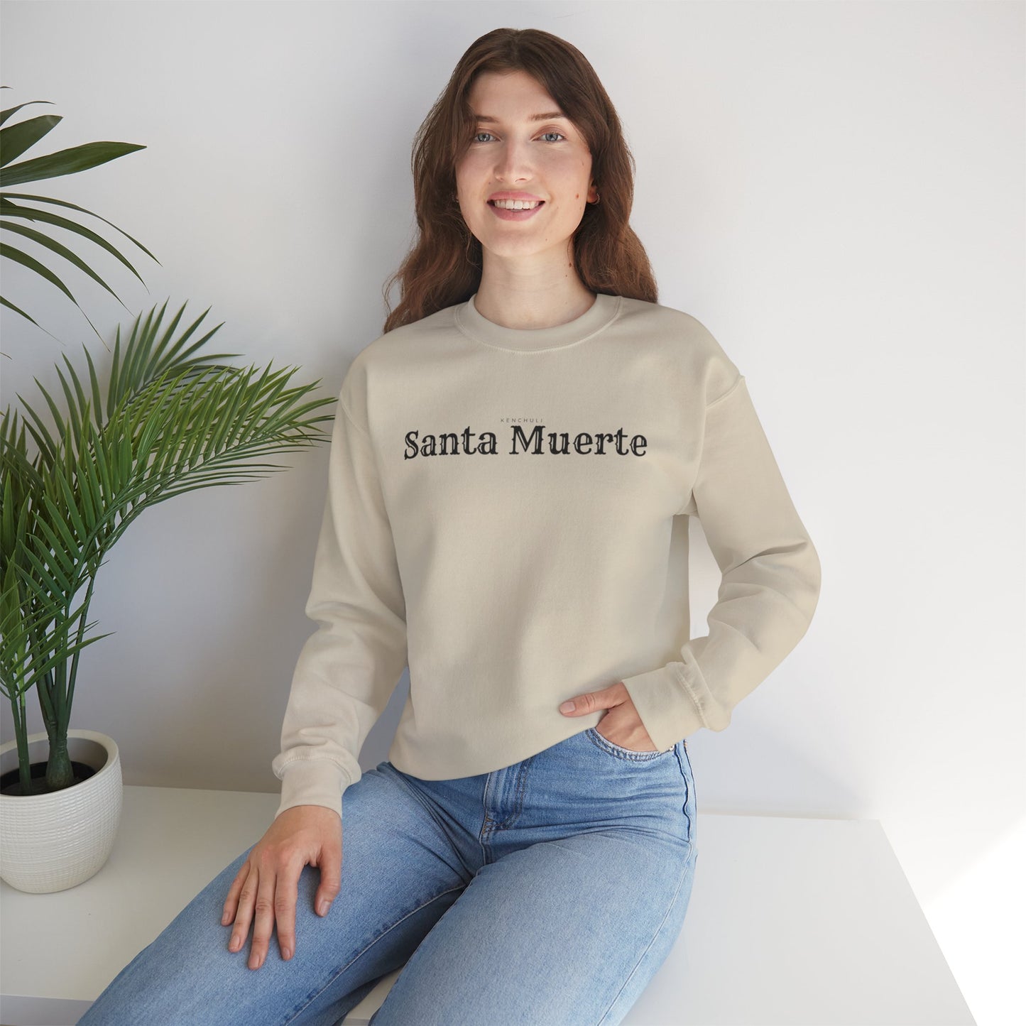 Kenchuli Signature Santa Muerte Crewneck Sweatshirt