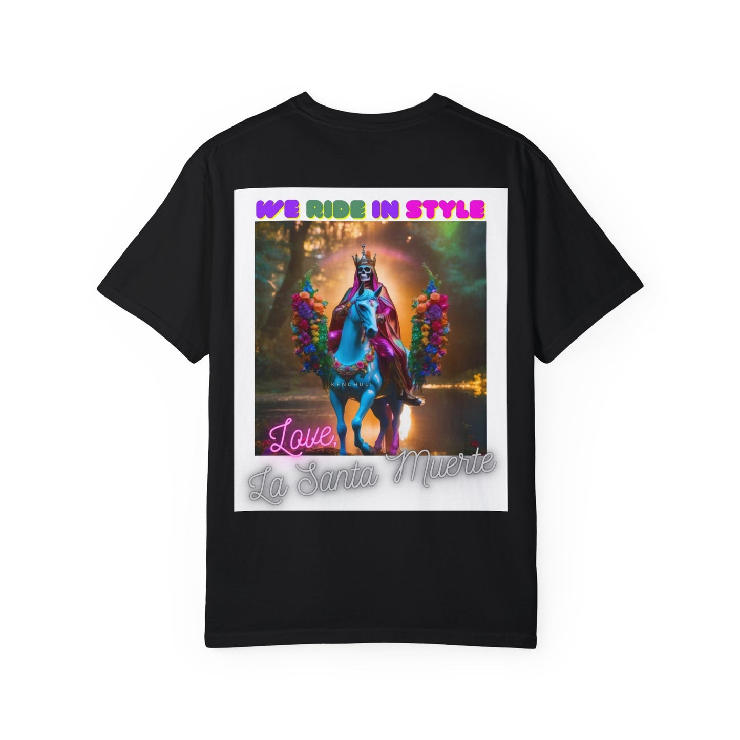 Santa Muerte Ride in Style T-Shirt