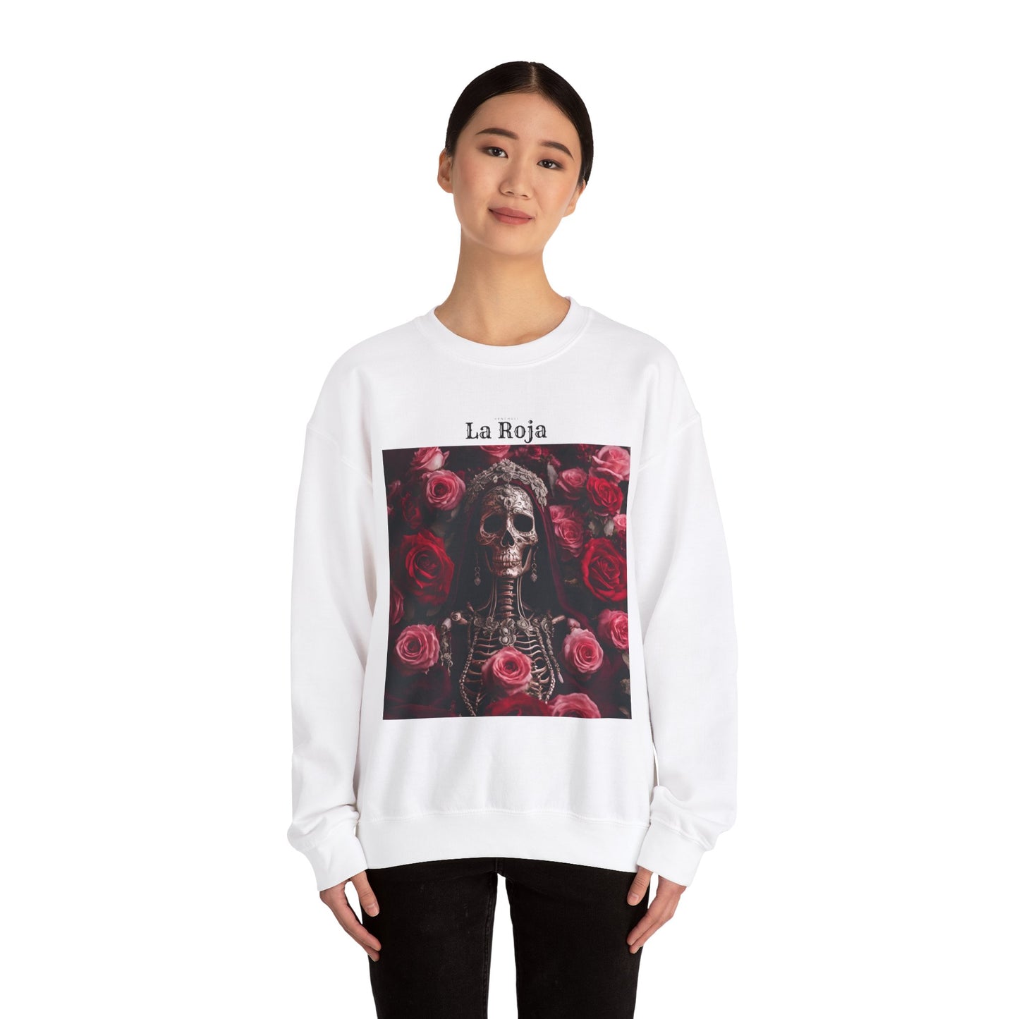 Santa Muerte Roja Crewneck Sweatshirt
