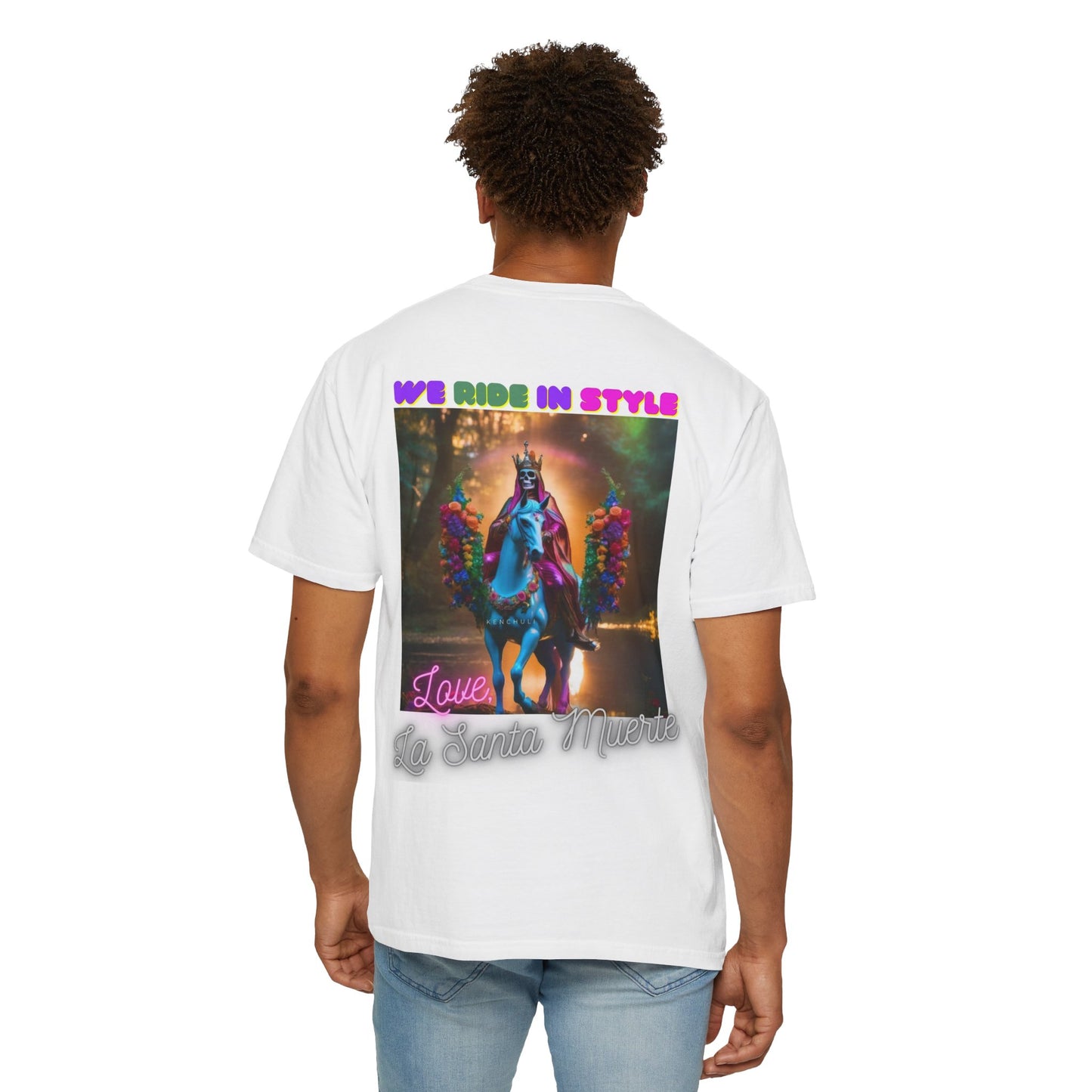 Santa Muerte Ride in Style T-Shirt