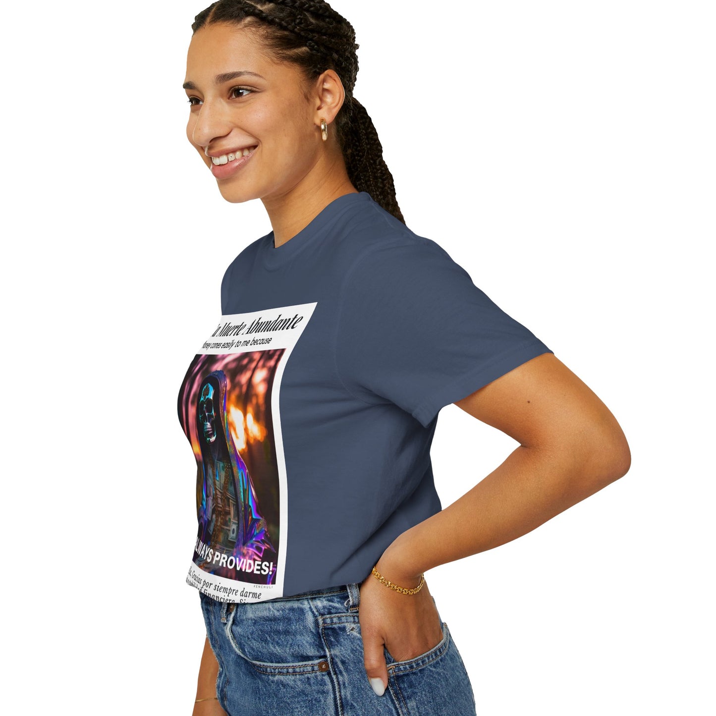 Santa Muerte Abundante T-shirt (front image)