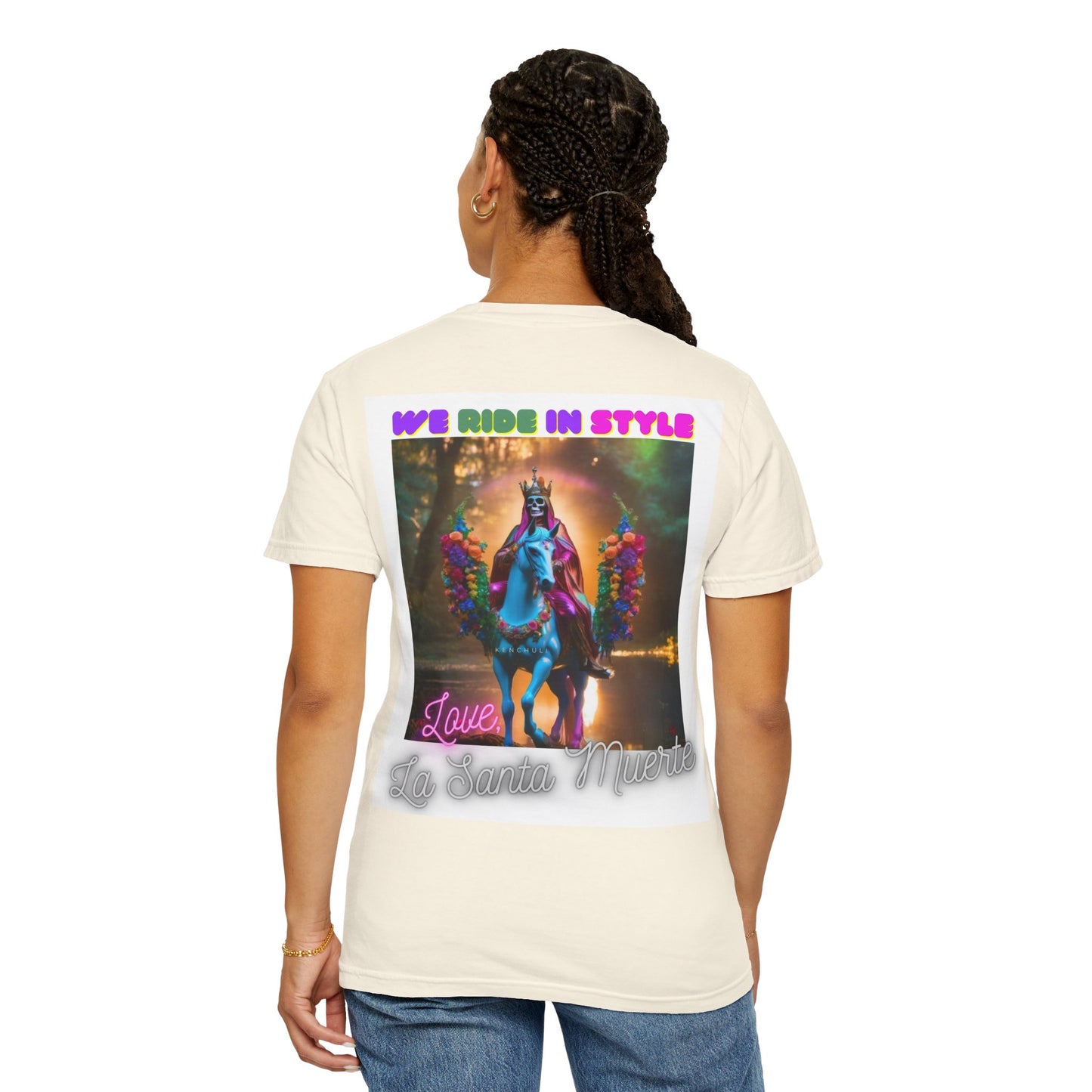 Santa Muerte Ride in Style T-Shirt
