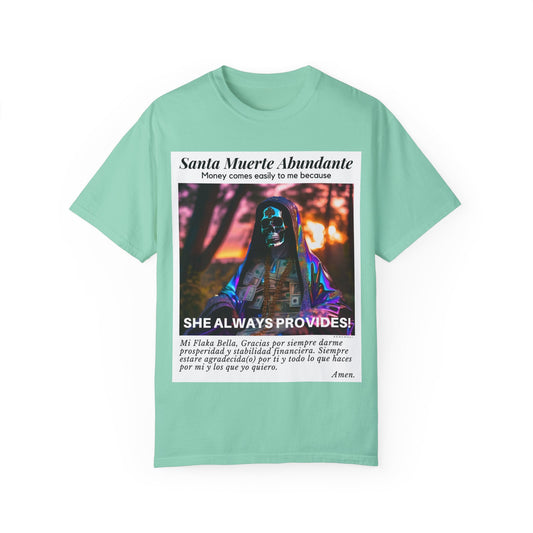 Santa Muerte Abundante T-shirt (front image)