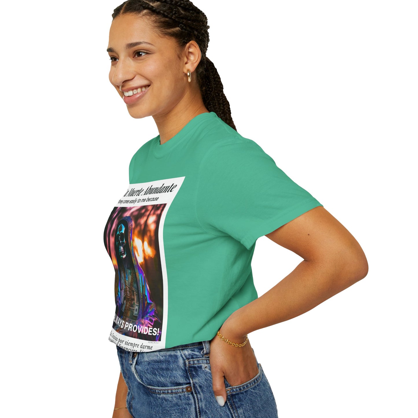 Santa Muerte Abundante T-shirt (front image)