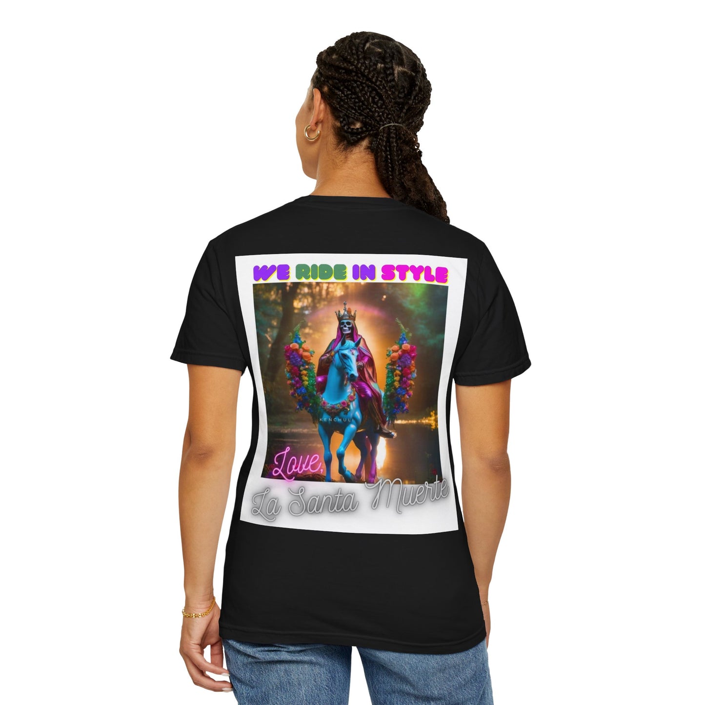 Santa Muerte Ride in Style T-Shirt