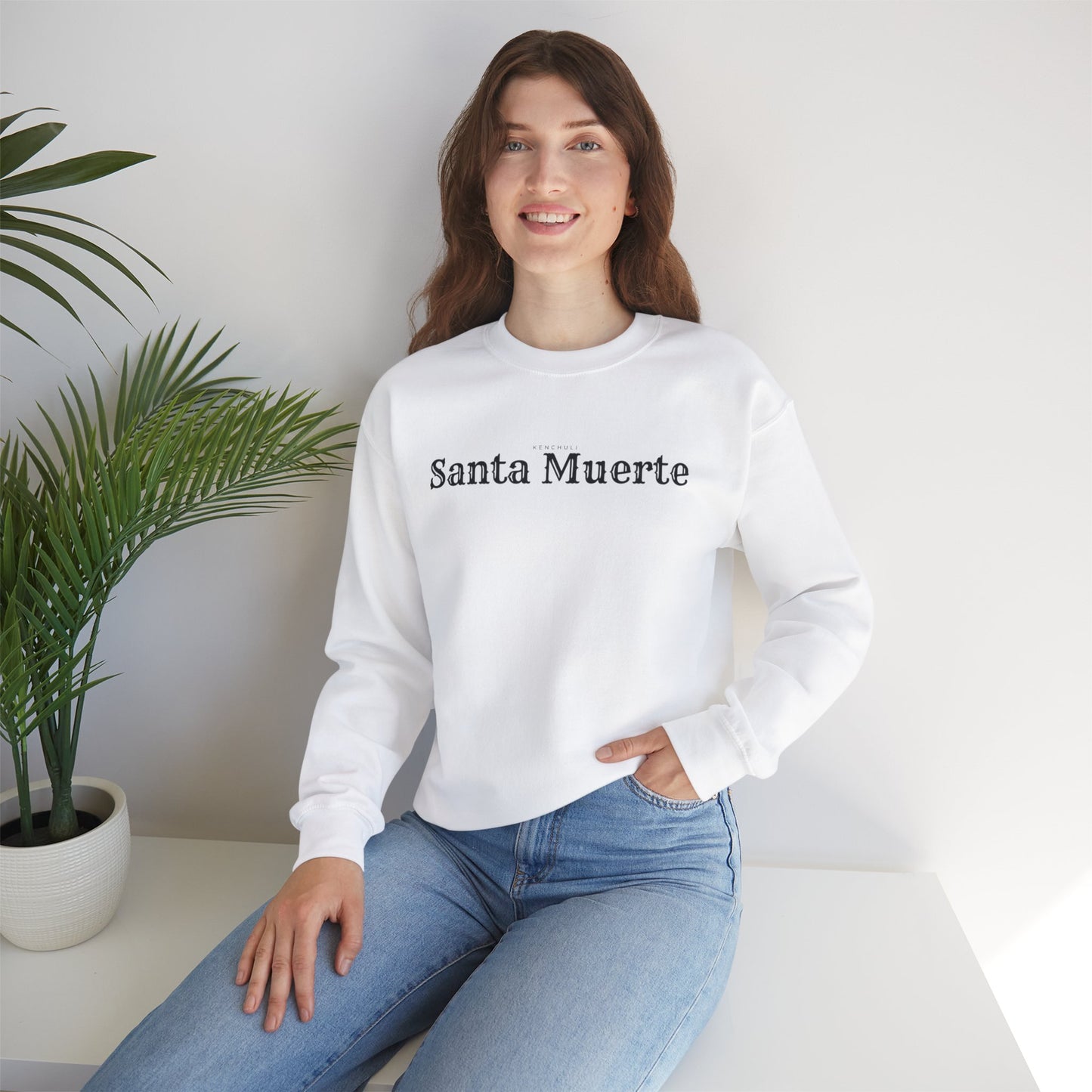 Kenchuli Signature Santa Muerte Crewneck Sweatshirt