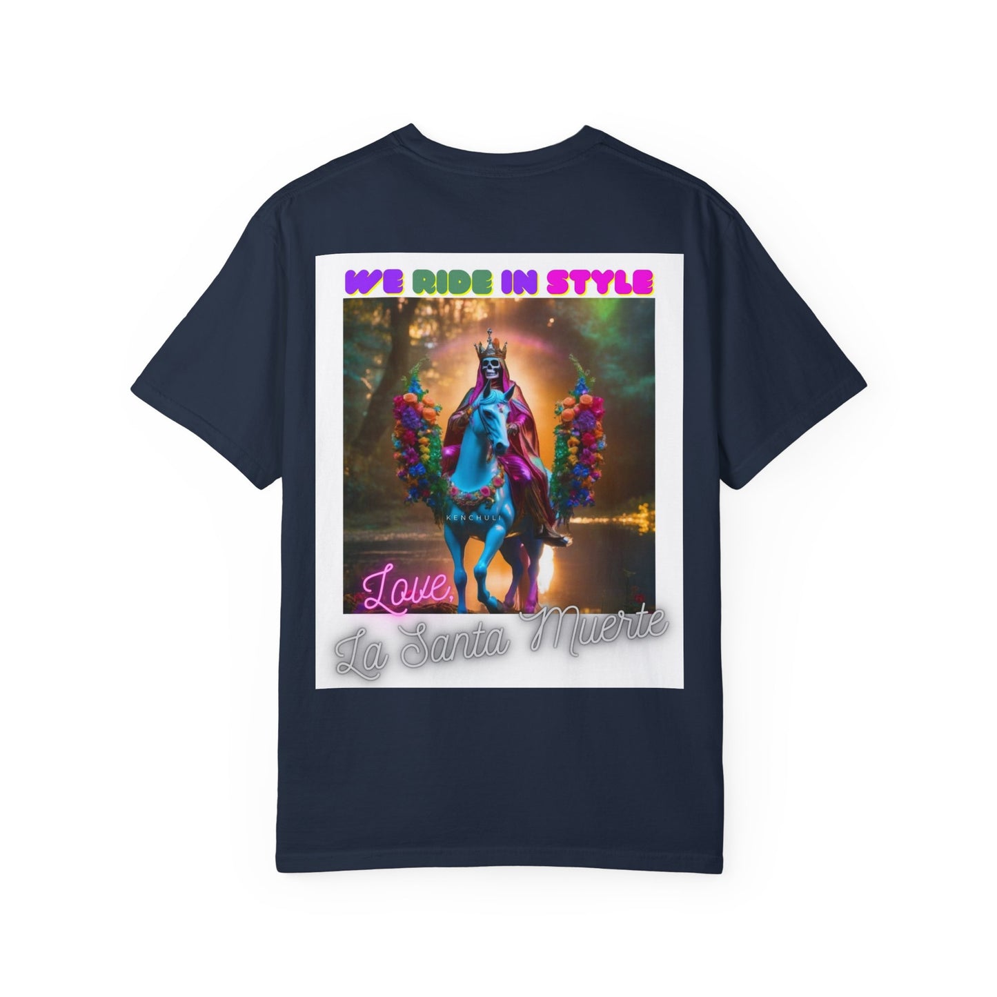 Santa Muerte Ride in Style T-Shirt