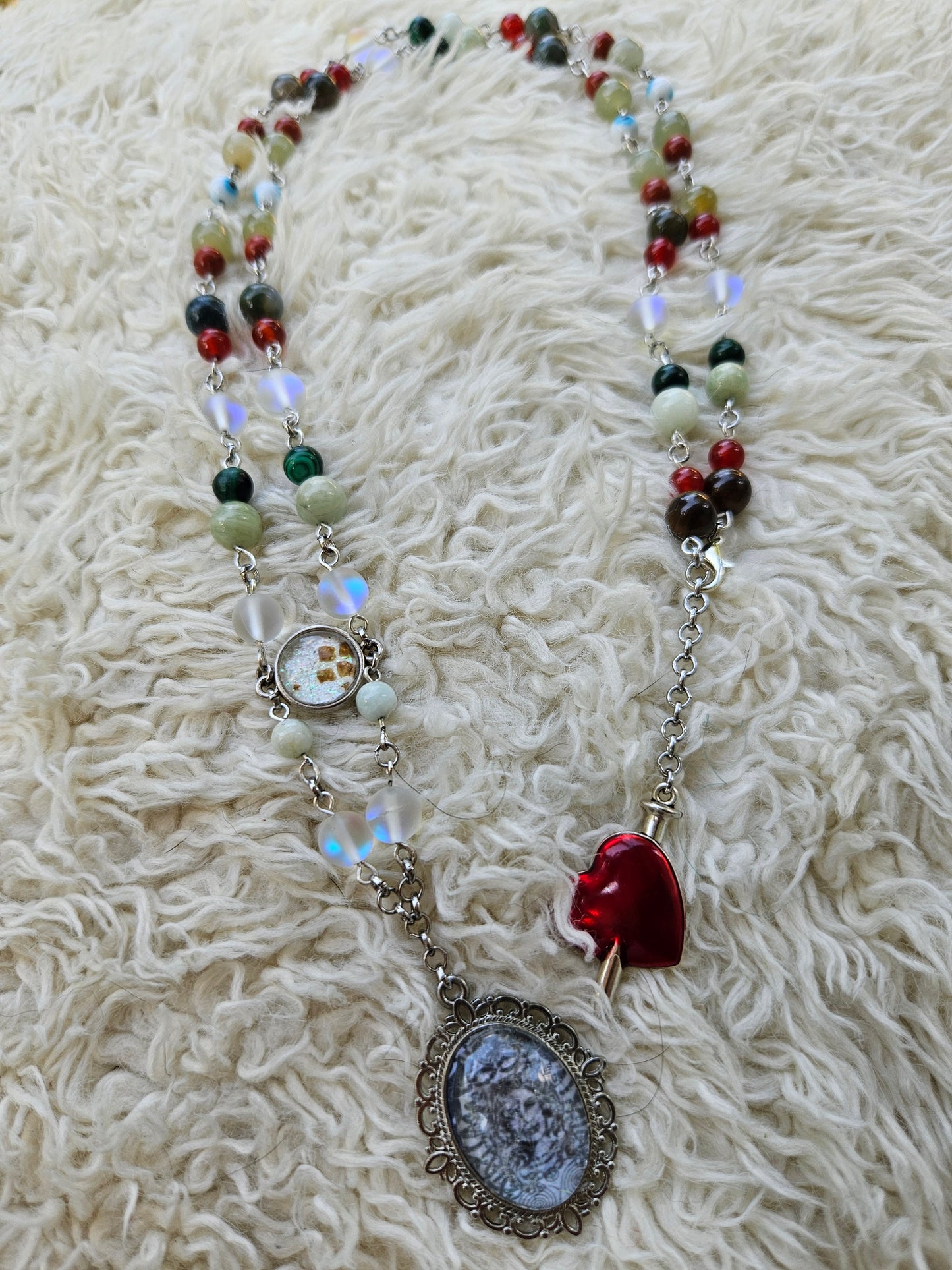 Crystal Bead Guide Necklace