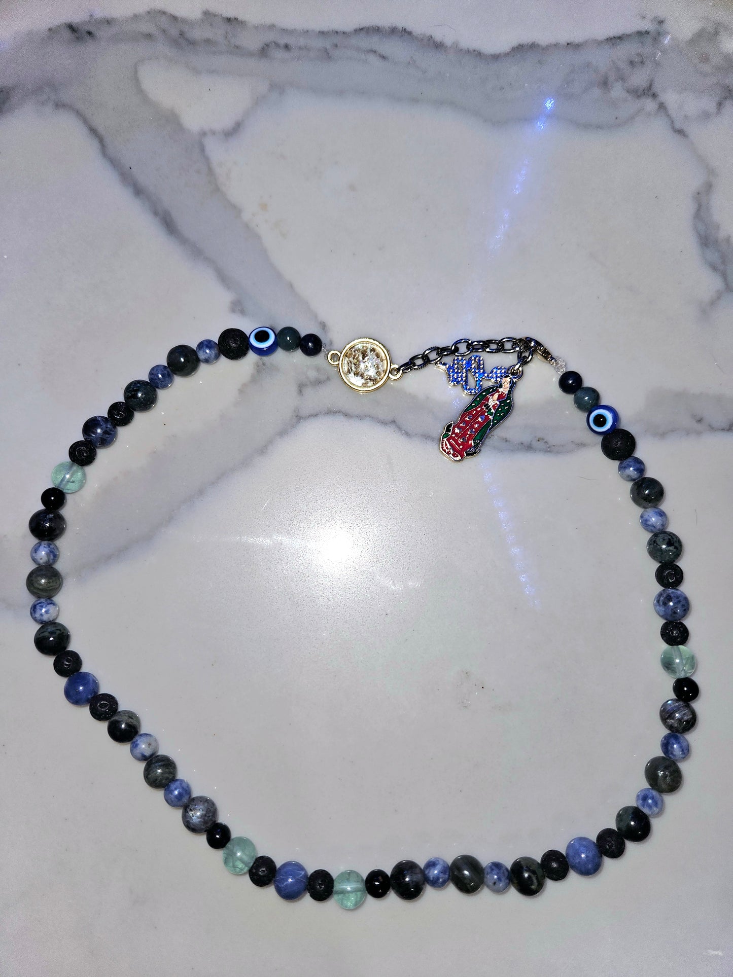 Crystal Bead Guide Necklace