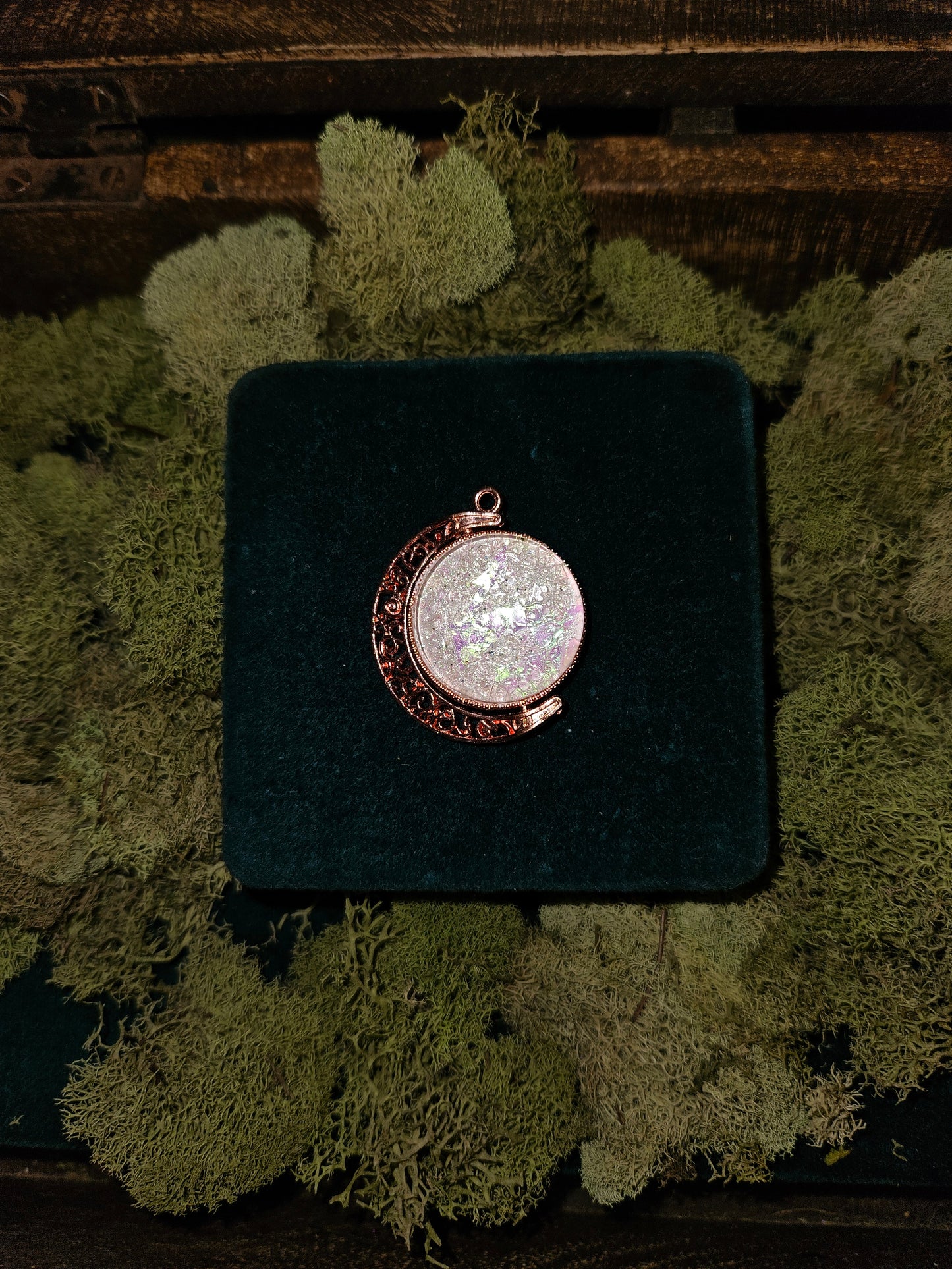 La Luna Snake Shed Pendant