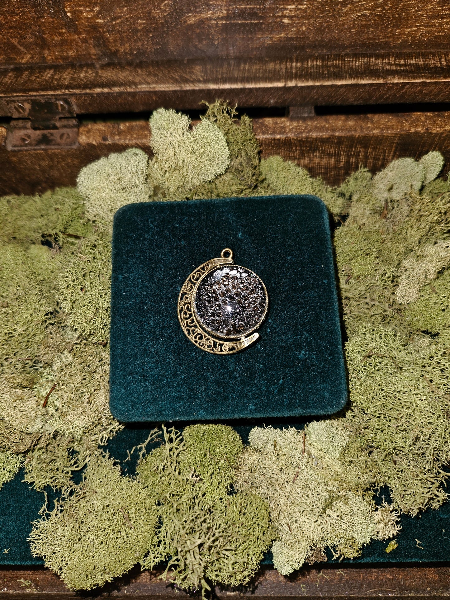 La Luna Snake Shed Pendant