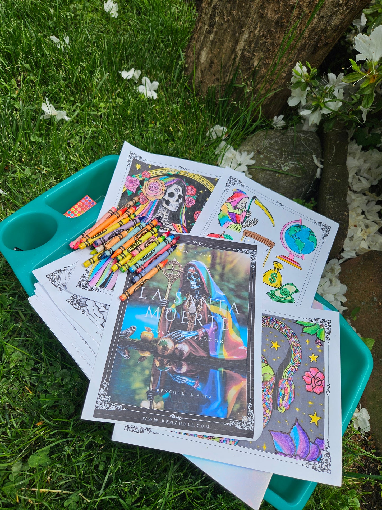 La Santa Muerte Coloring E-book