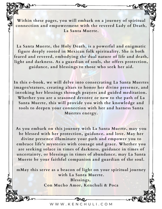 La Santa Muerte Consecrations & Prayers E-Book