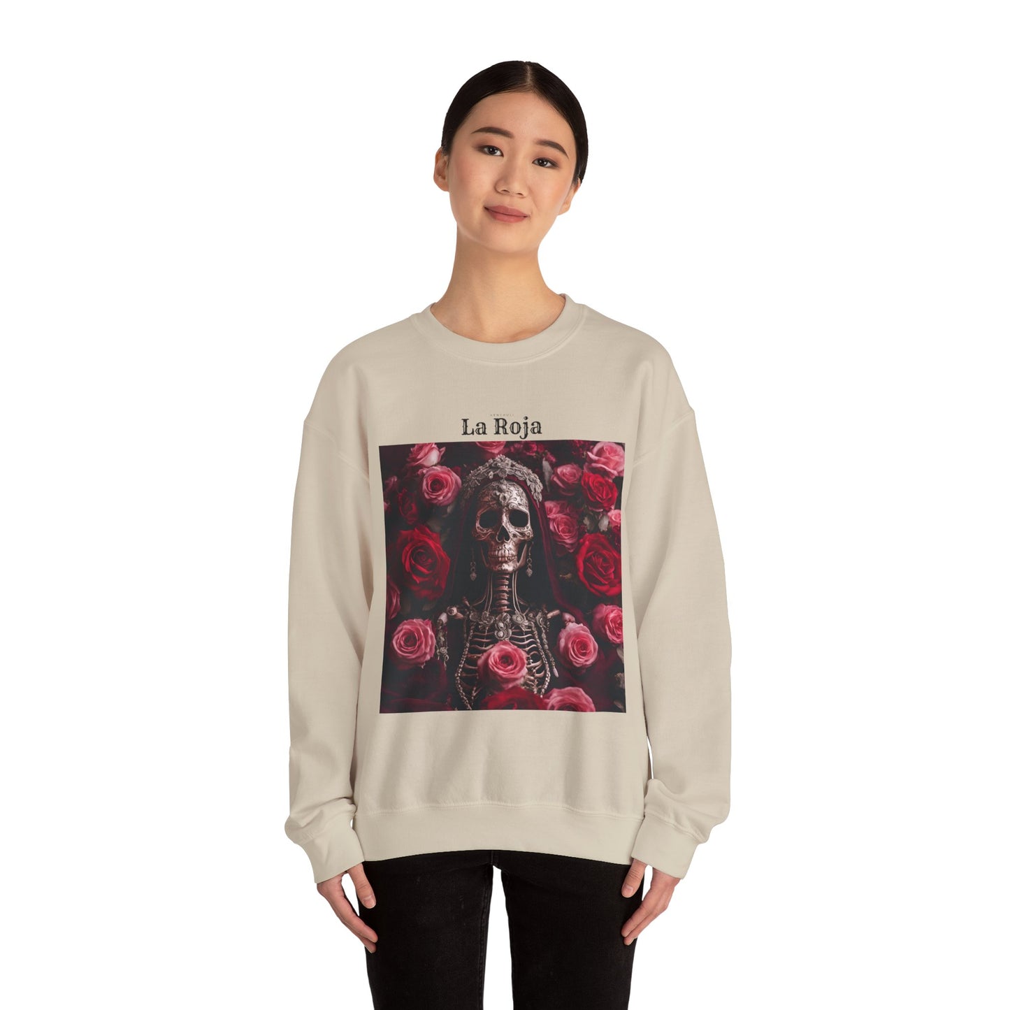 Santa Muerte Roja Crewneck Sweatshirt