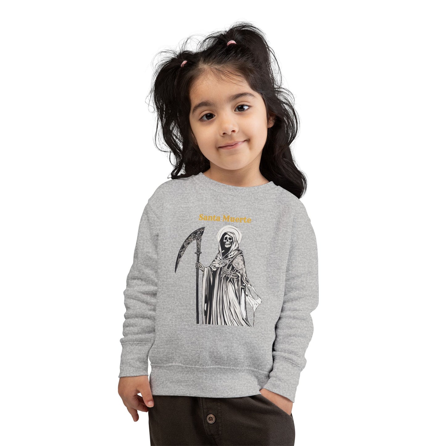 Toddlers "Santisima" Santa Muerte Sweatshirt