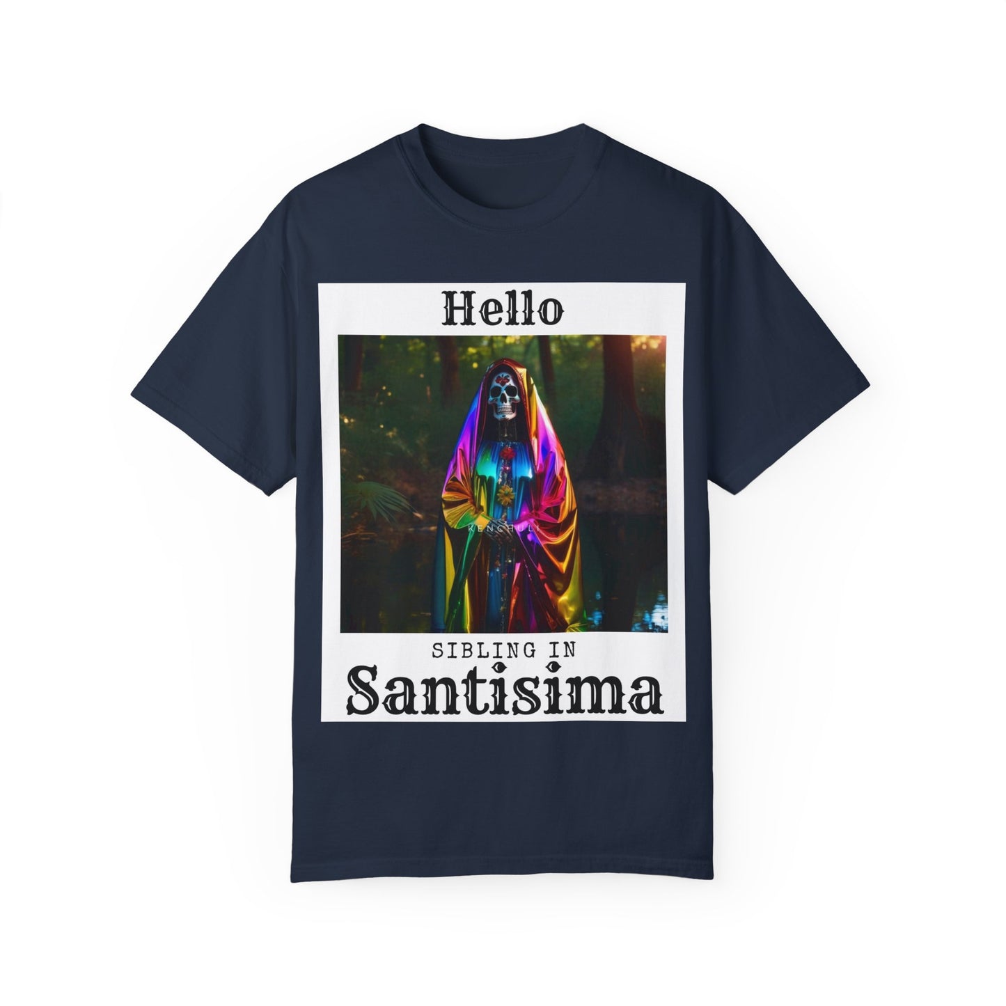 Santa Muerte Sibling in Santisima T-Shirt