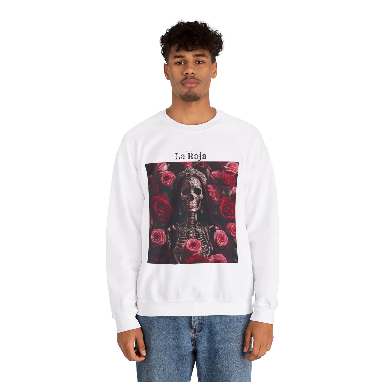 Santa Muerte Roja Crewneck Sweatshirt