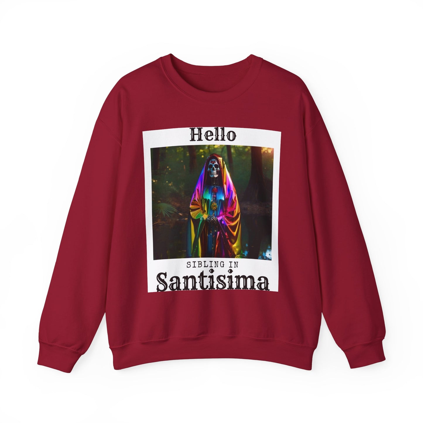 "Hello Sibling in Santisima" Crewneck Sweatshirt