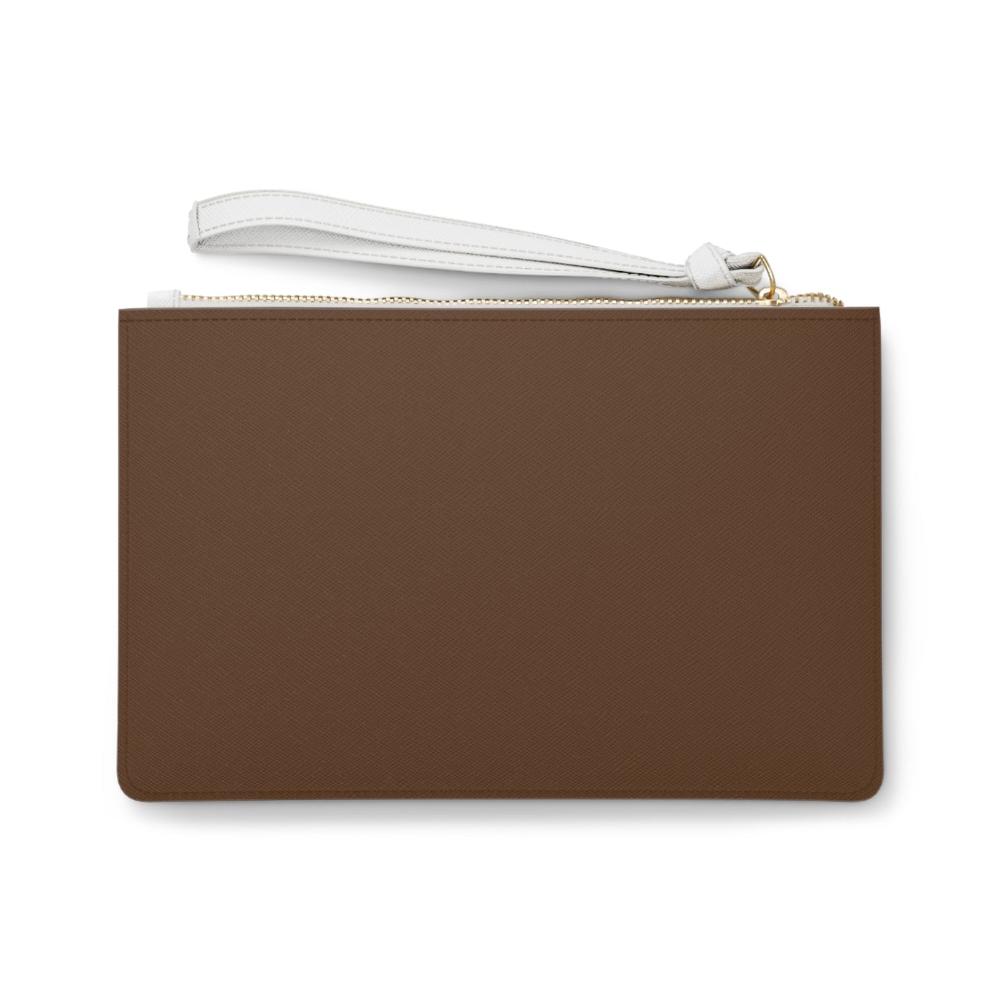 Brown Santa Muerte Clutch