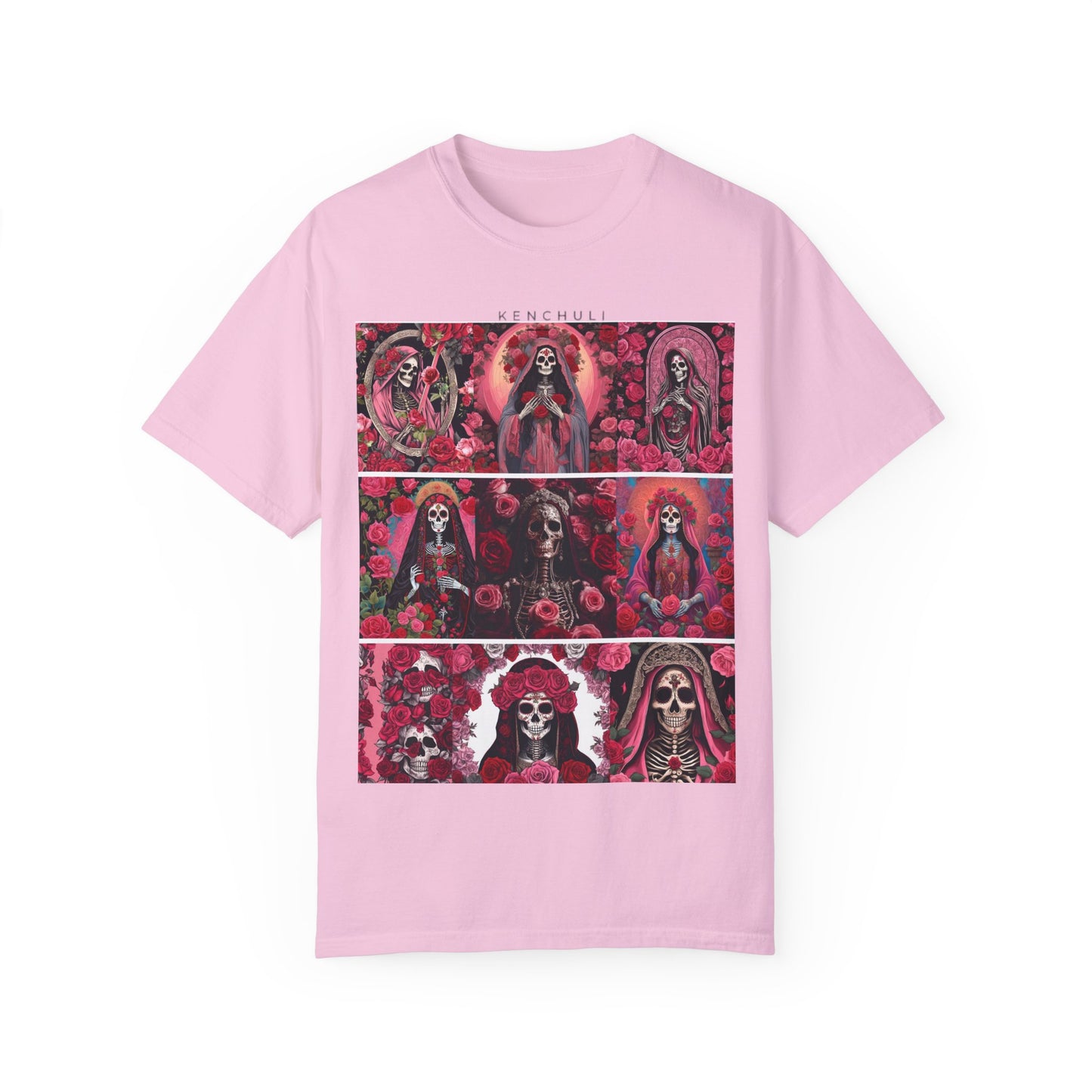 Santa Muerte Flores T-Shirt