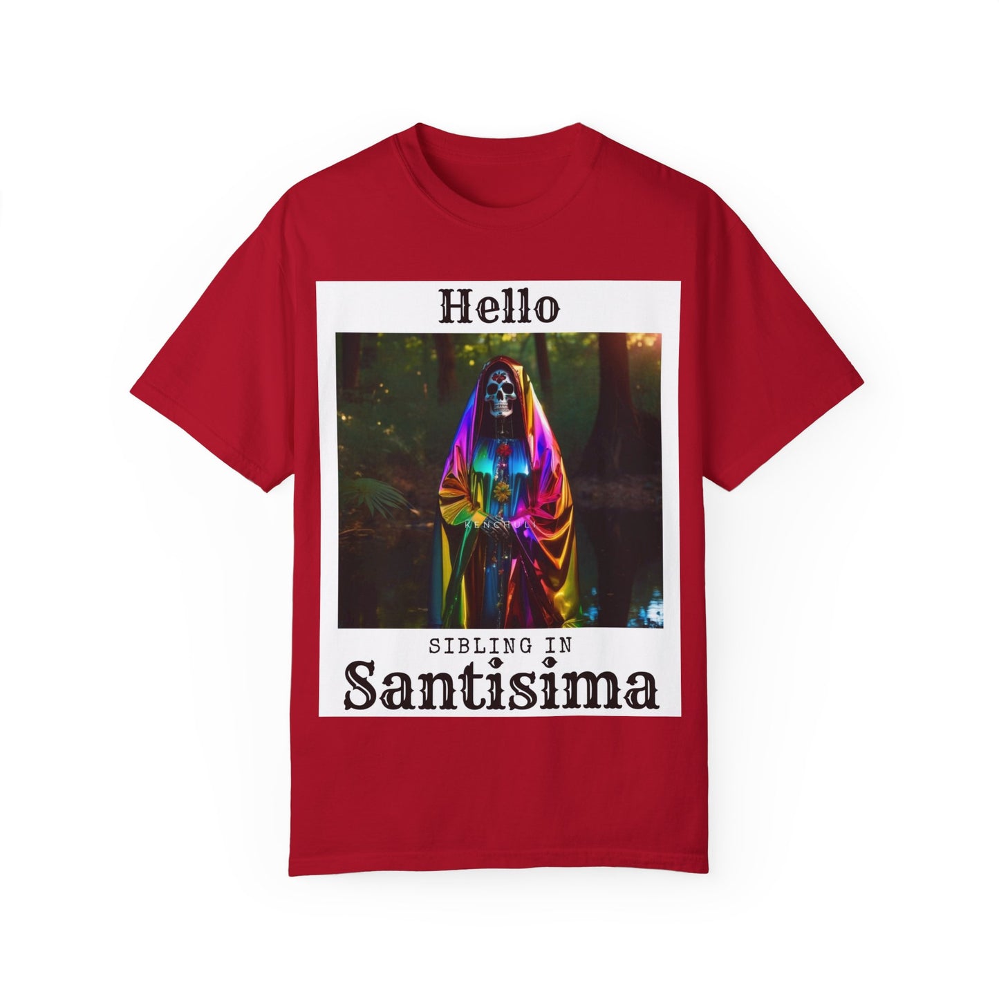 Santa Muerte Sibling in Santisima T-Shirt