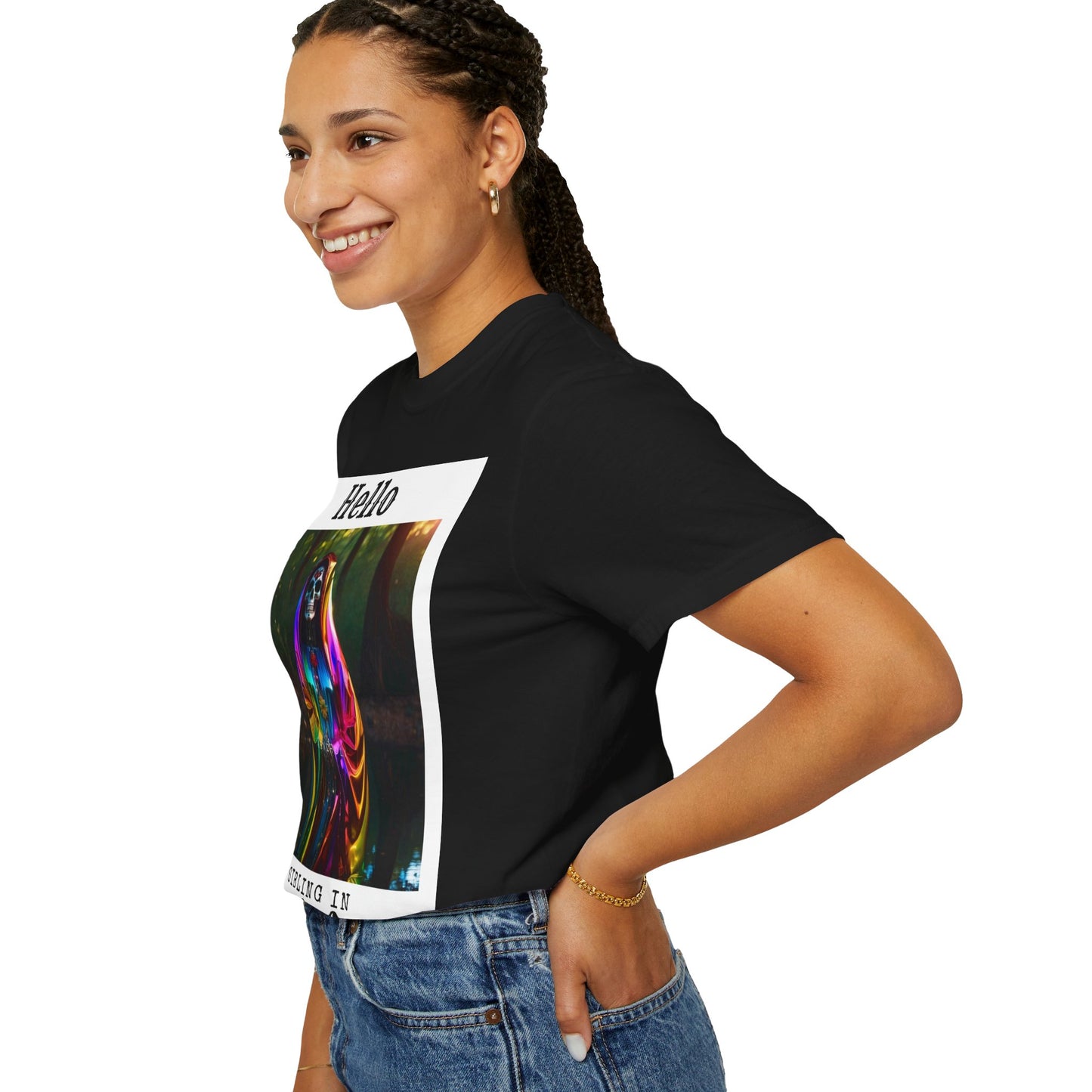 Santa Muerte Sibling in Santisima T-Shirt