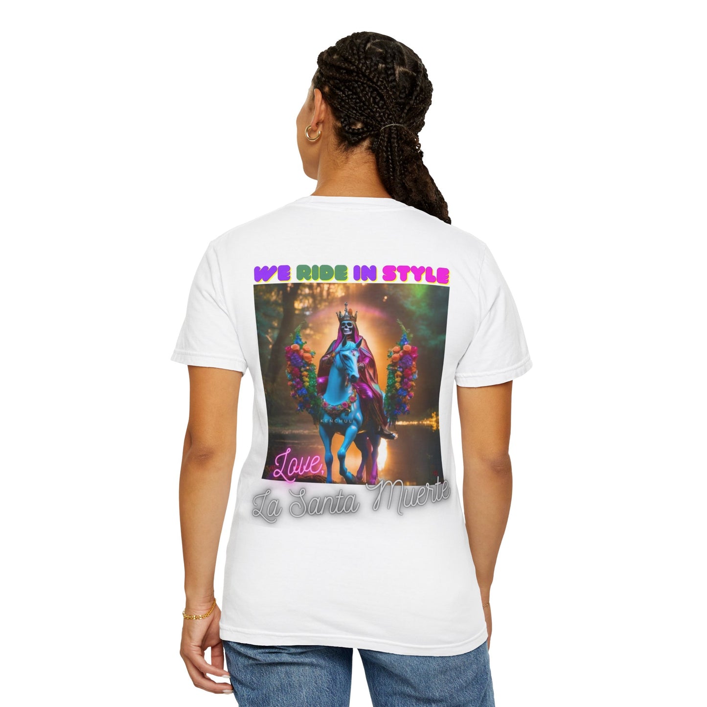 Santa Muerte Ride in Style T-Shirt
