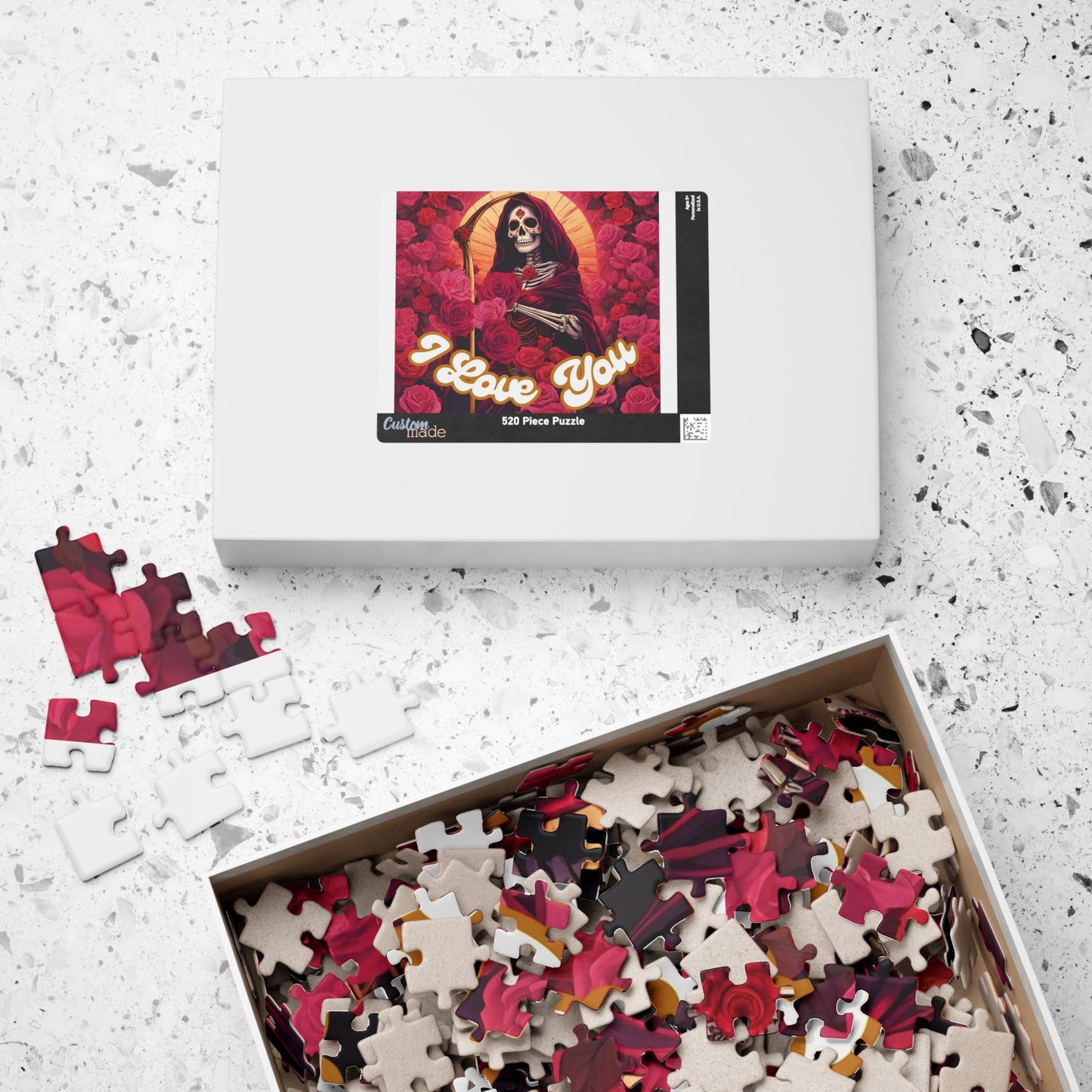 "I Love You" Santa Muerte Puzzle