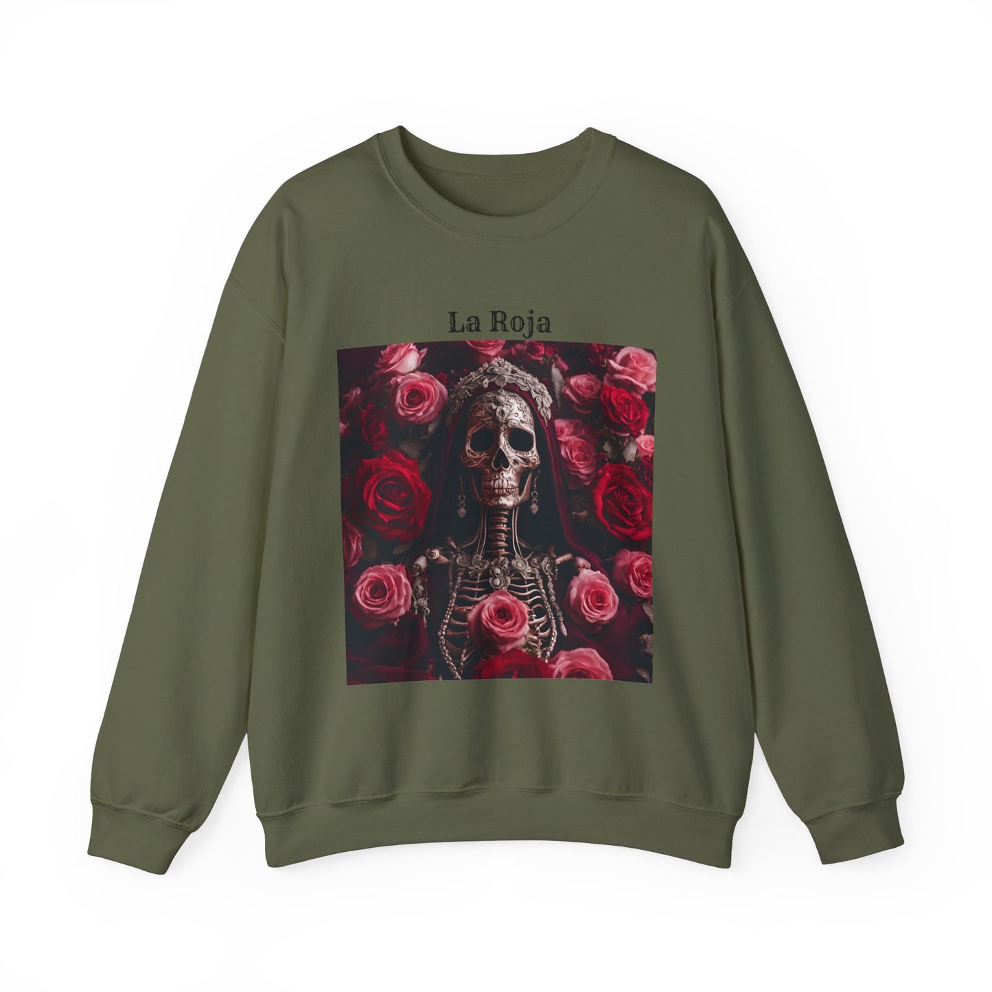 Santa Muerte Roja Crewneck Sweatshirt