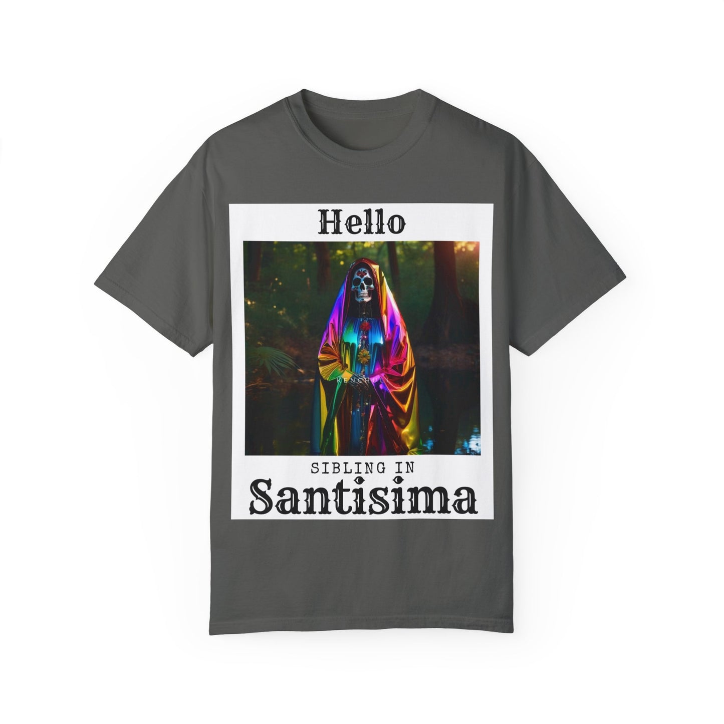 Santa Muerte Sibling in Santisima T-Shirt