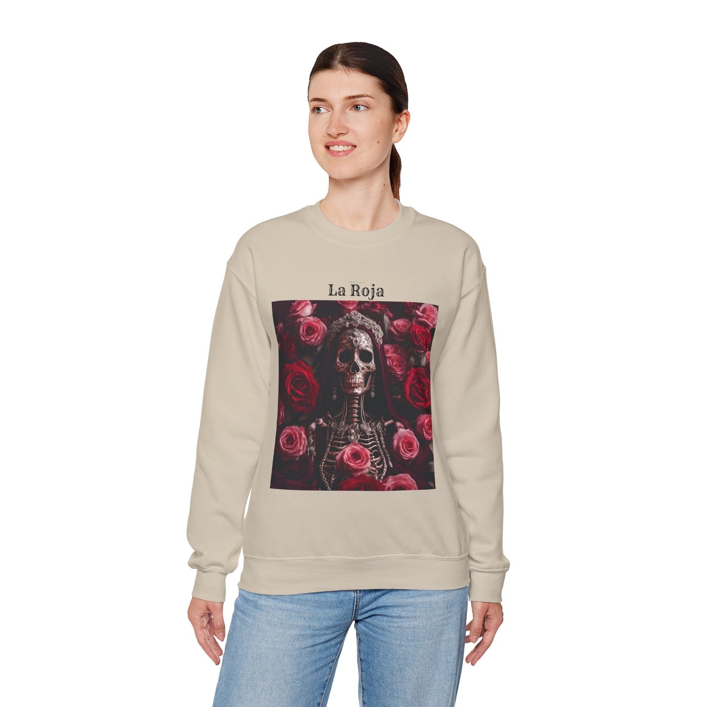 Santa Muerte Roja Crewneck Sweatshirt