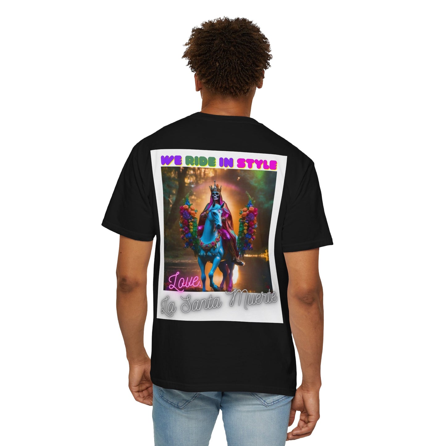 Santa Muerte Ride in Style T-Shirt