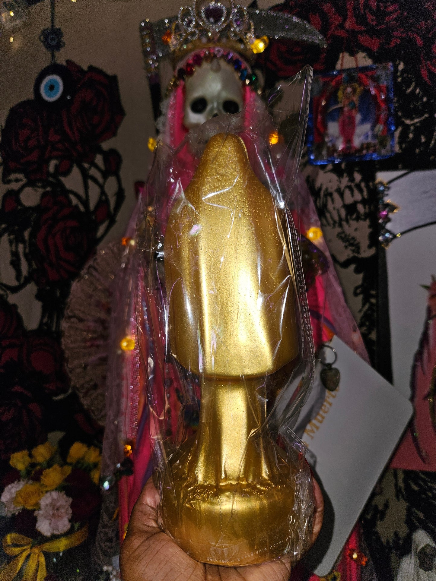 10 inch Santa Muerte Candle