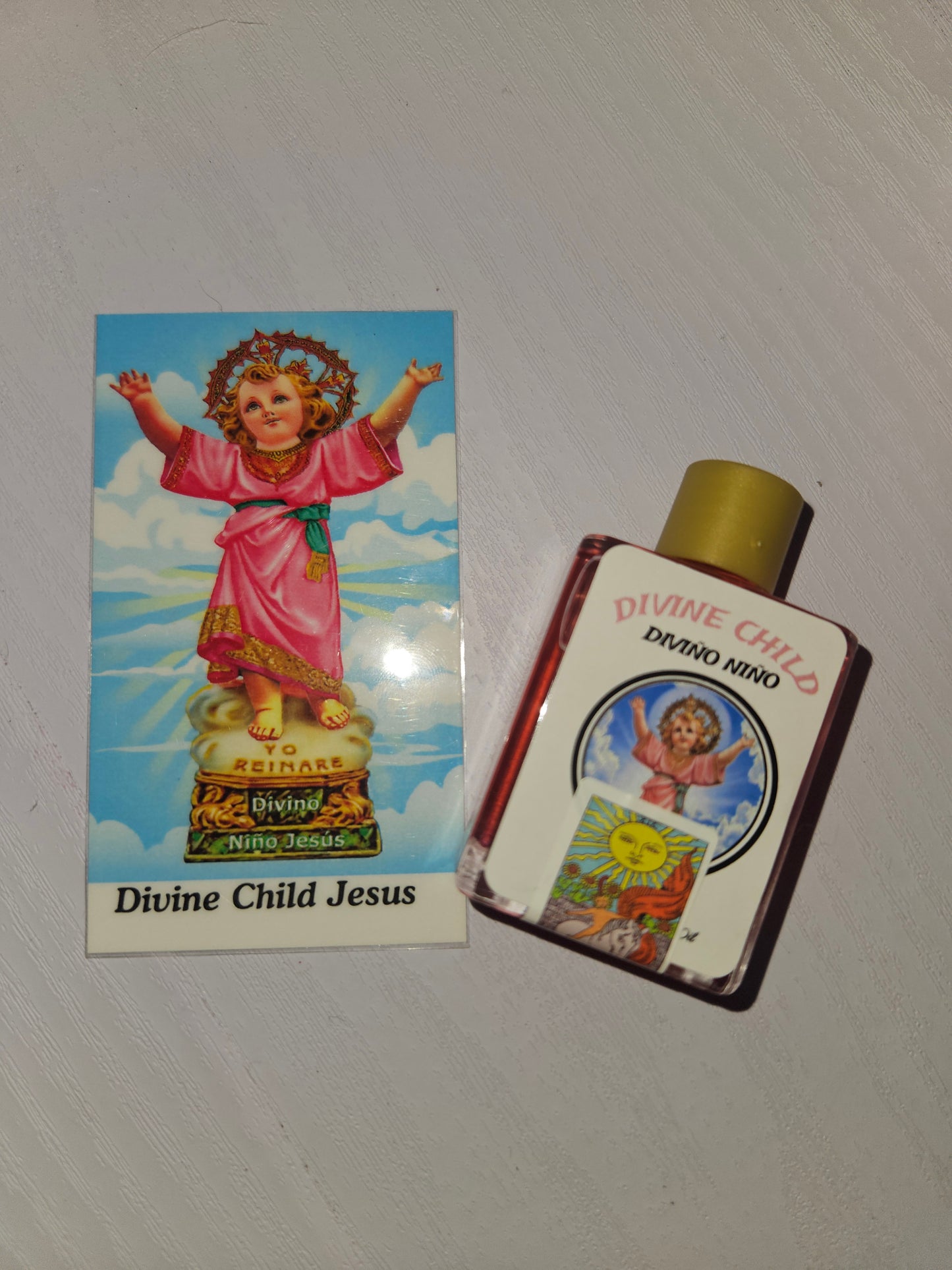 5" Divine Child Statue w/ Prayer Card & Oil
