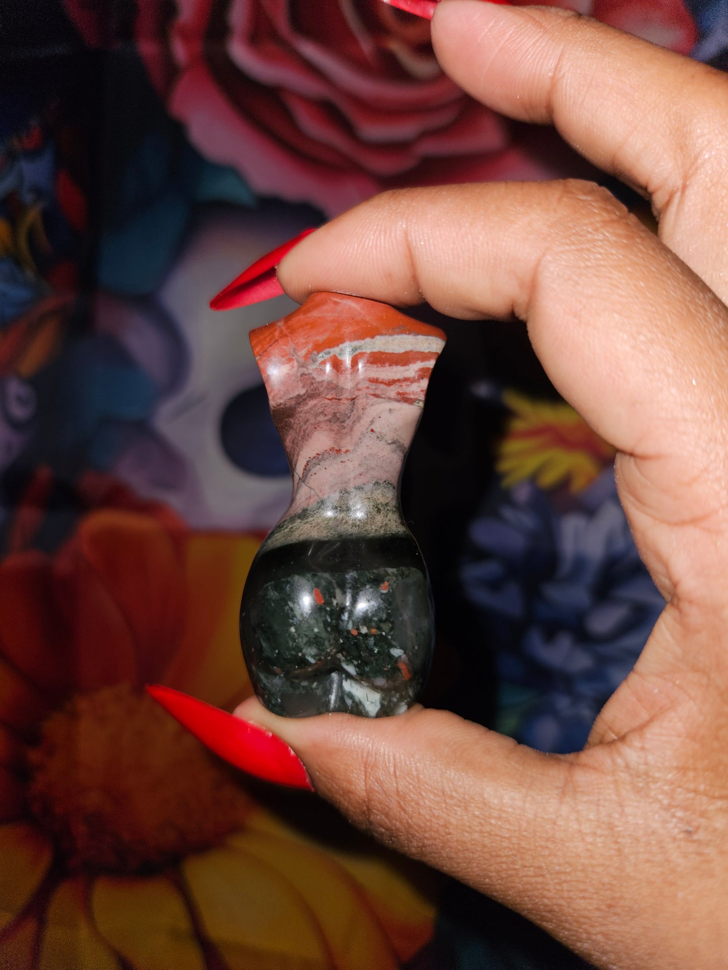African Blood Jade Crystal Body