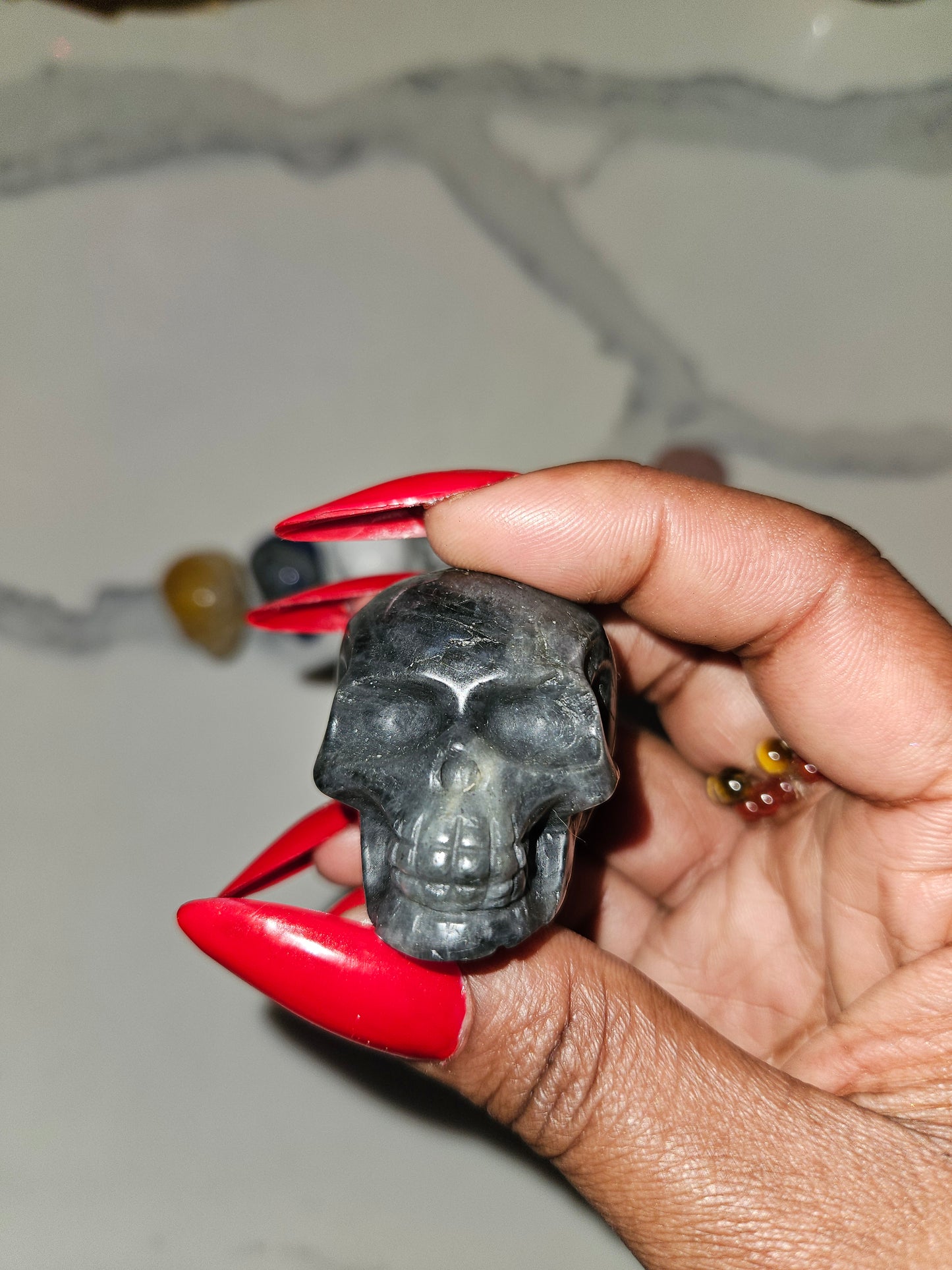 Hand-Carved Crystal Skull