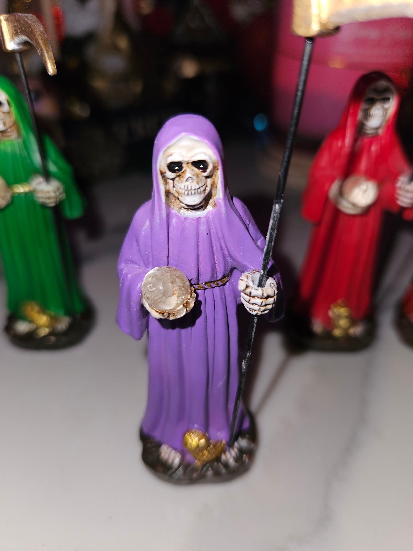 Mini Santa Muerte Statue Bundle