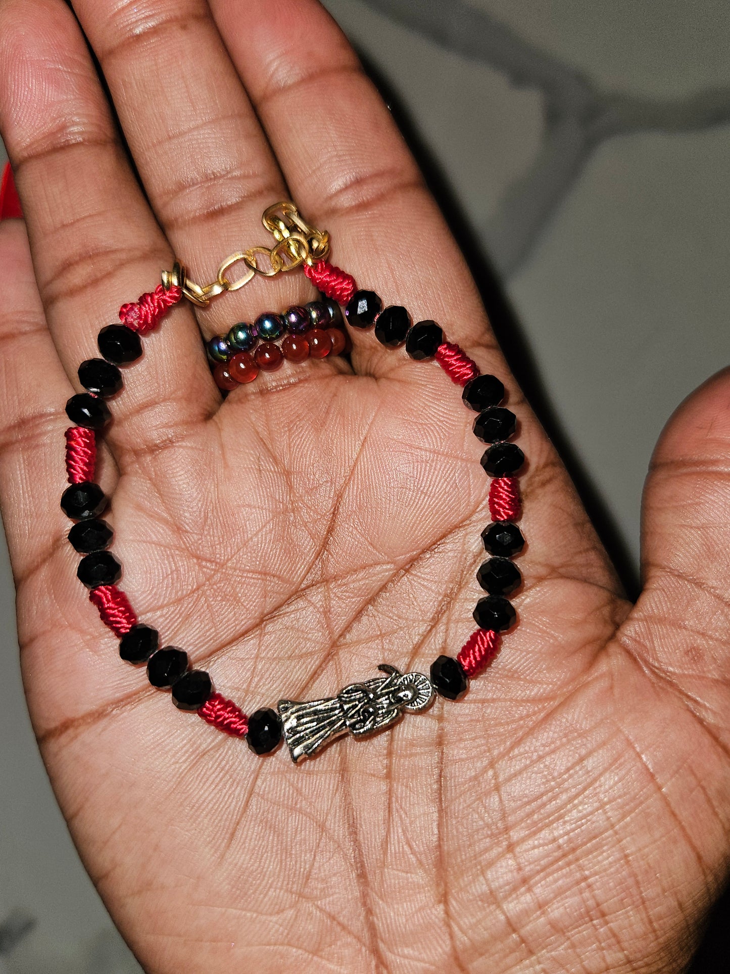 Santa Muerte Protection Bracelet