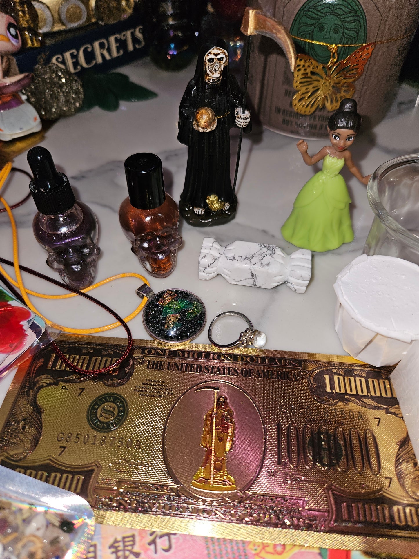 Mini Santa Muerte Statue Bundle