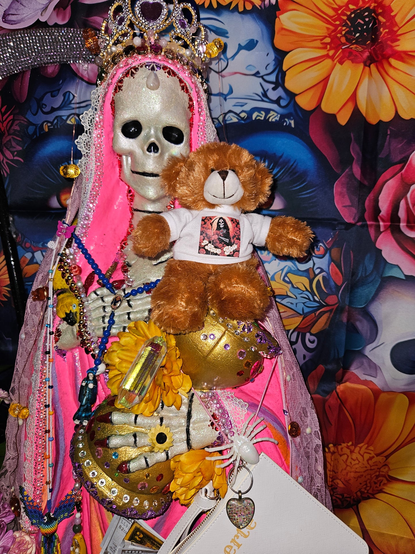 8" Santa Muerte Stuffed Animals