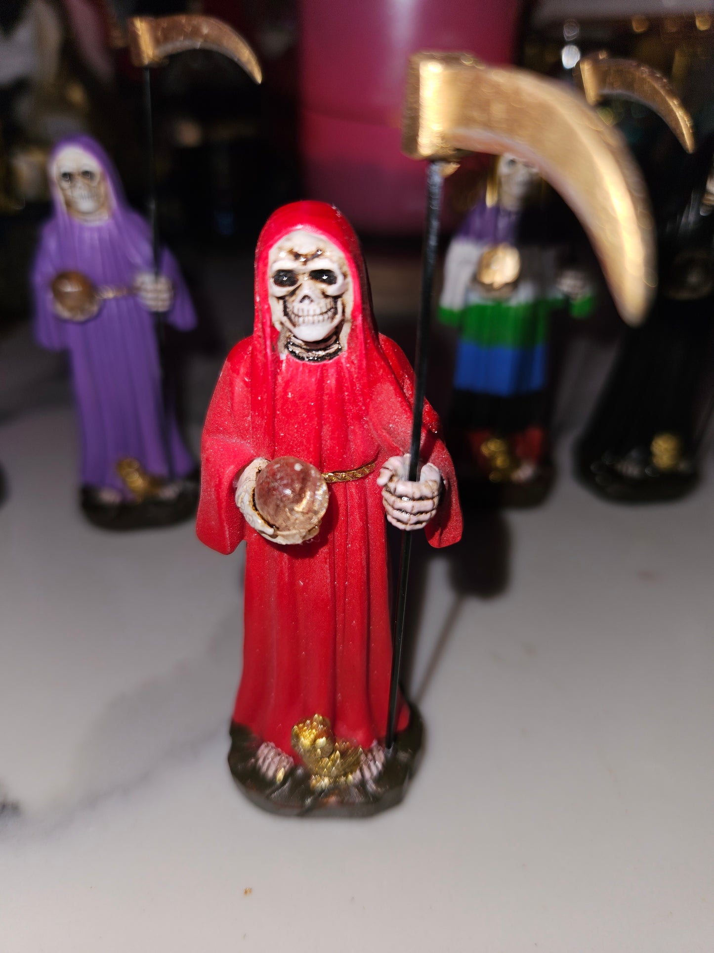 Mini Santa Muerte Statue Bundle