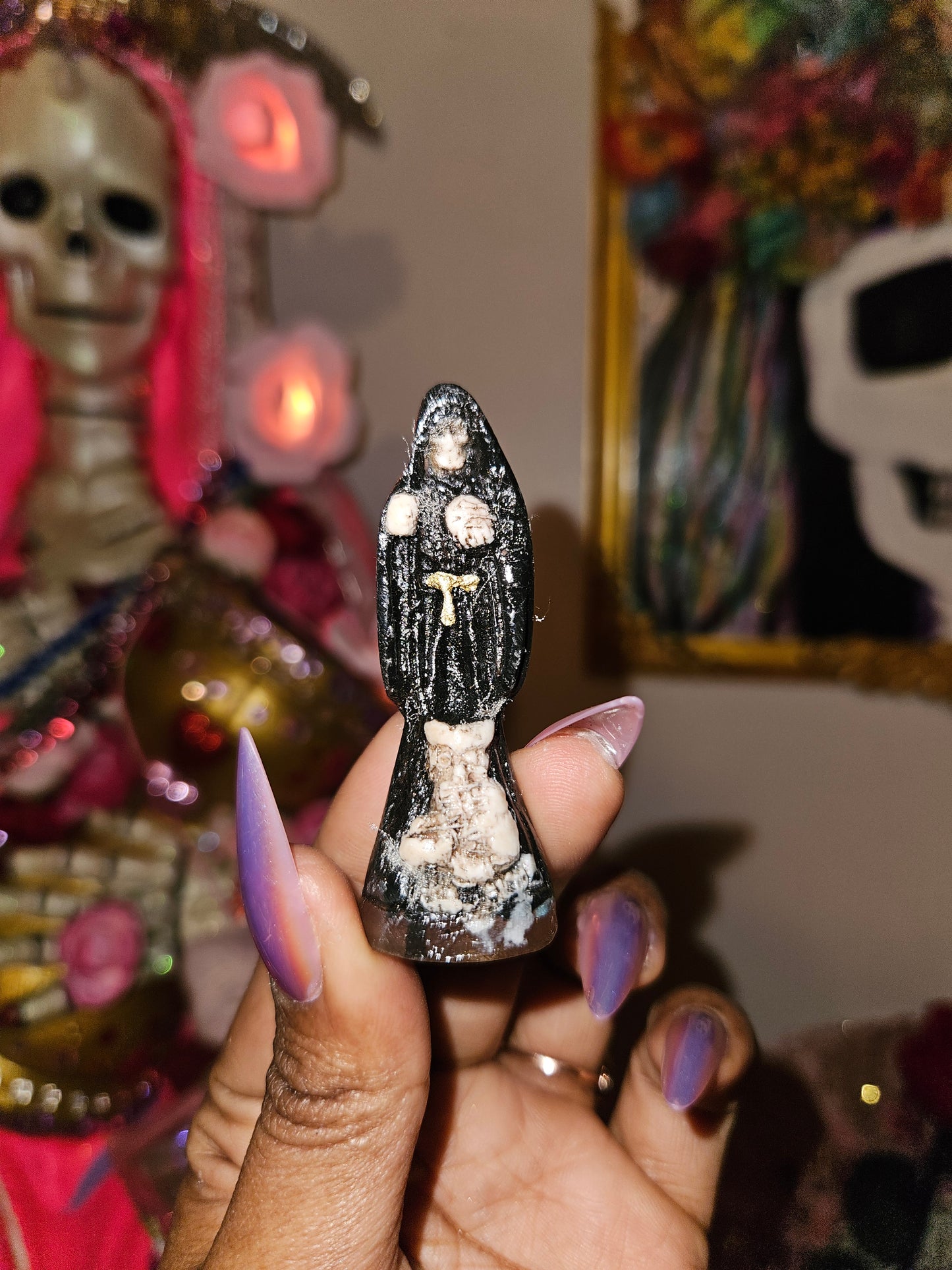 2.5" Mini Santa Muerte Statue Bundle