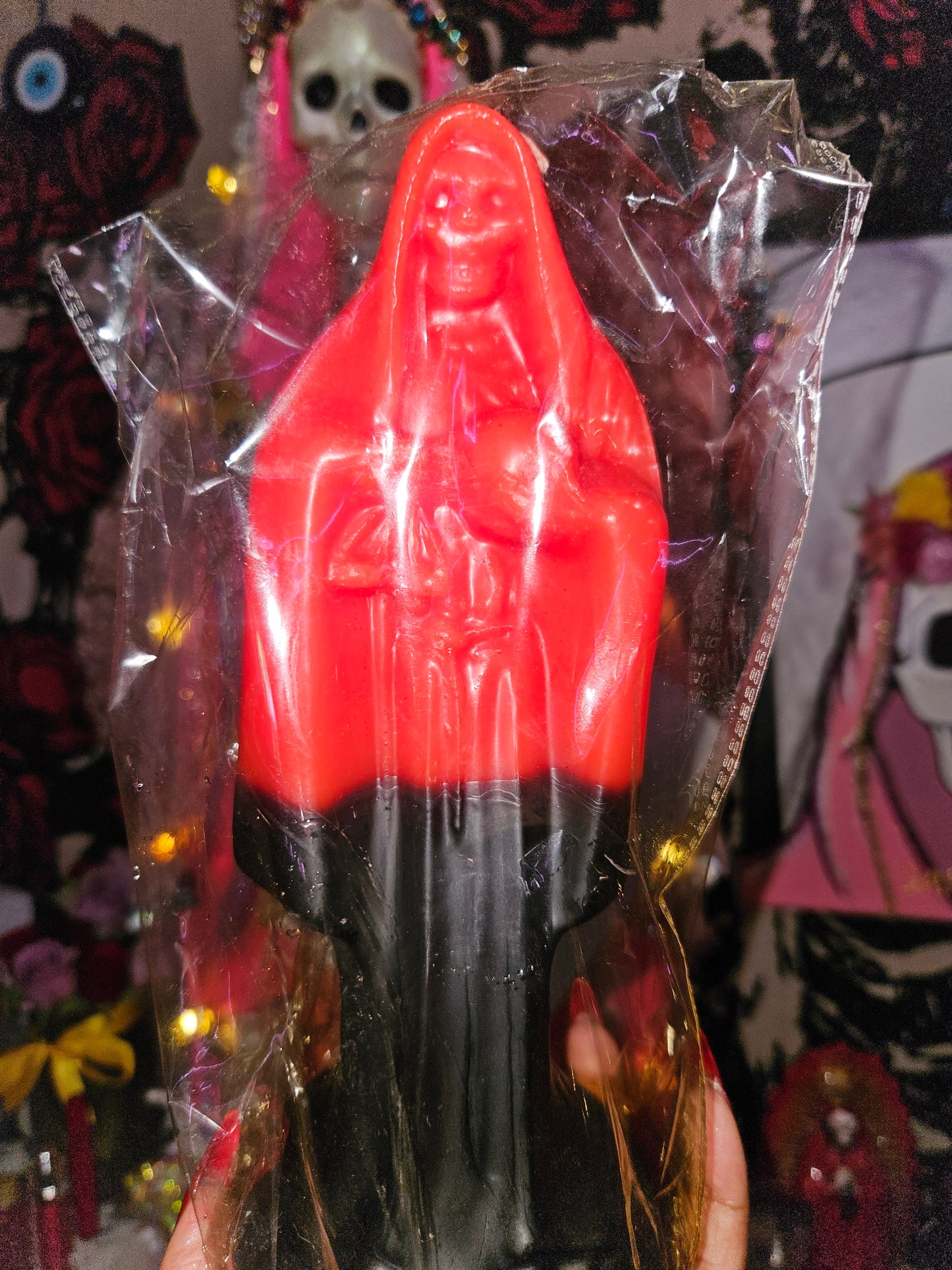 10 inch Santa Muerte Candle