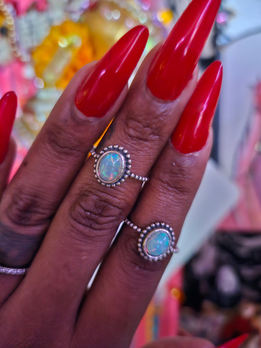 Adjustable Crystal Ring