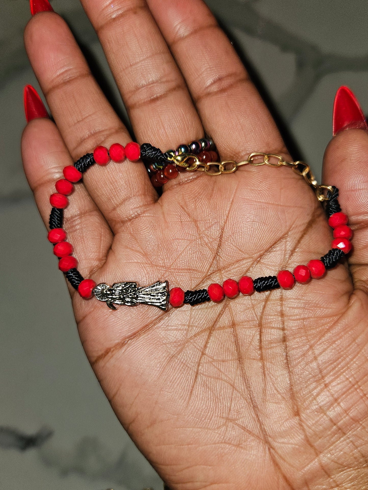 Santa Muerte Protection Bracelet